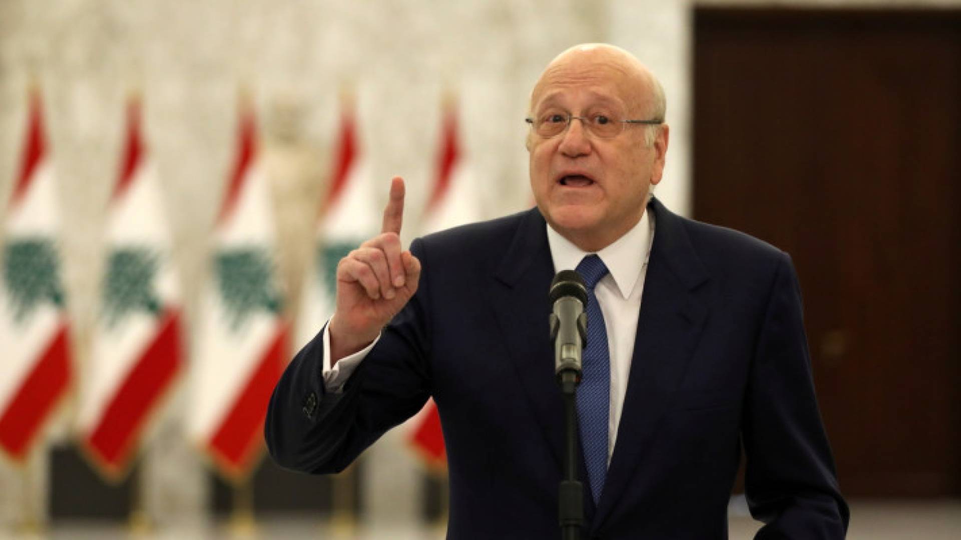 رئيس حكومة تصريف الأعمال اللبنانية، نجيب ميقاتي