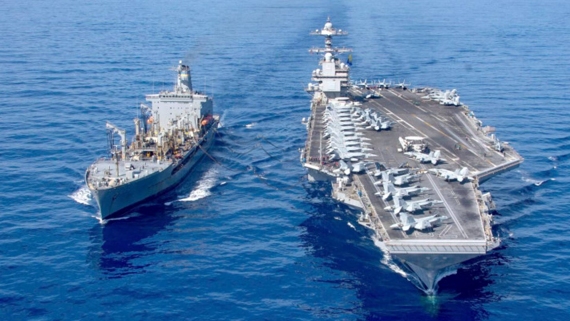 حاملة طائرات أمريكية في البحر الأبيض المتوسط - أرشيفية