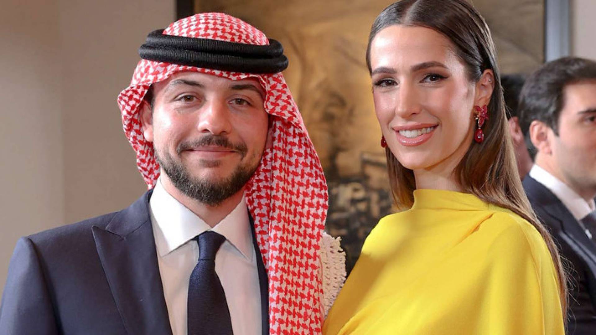 سمو الأمير الحسين والأميرة رجوة الحسين