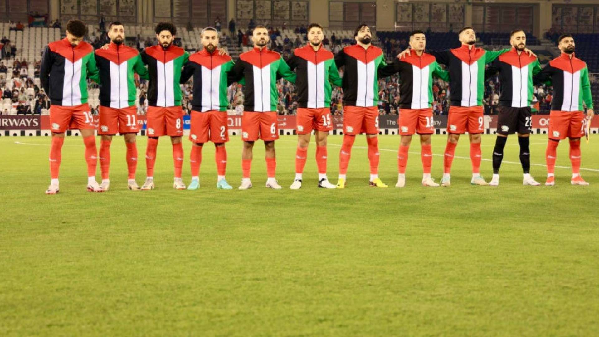 صورة سابقة للمنتخب الفلسطيني لكرة القدم