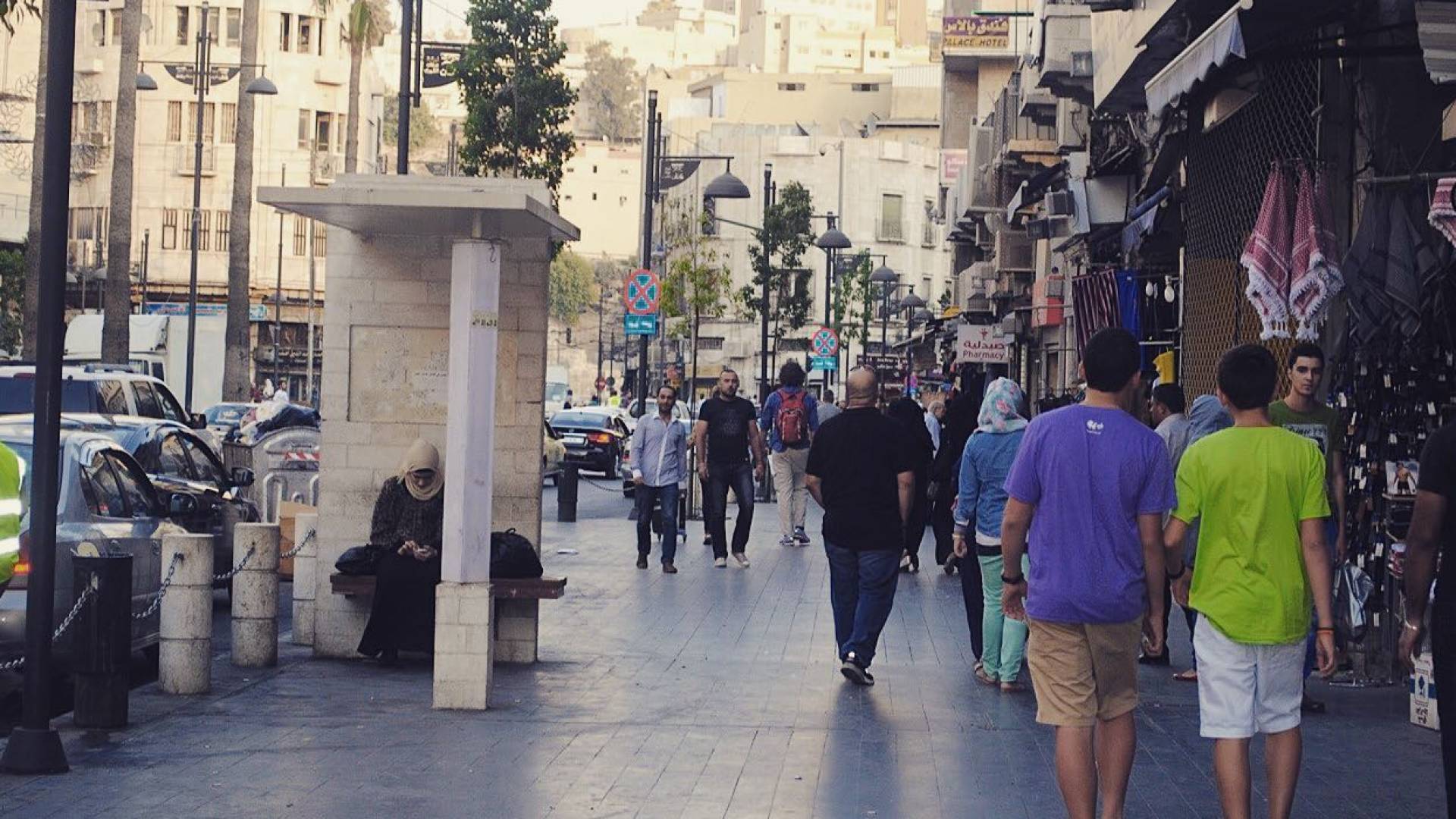وسط البلد بالعاصمة عمان