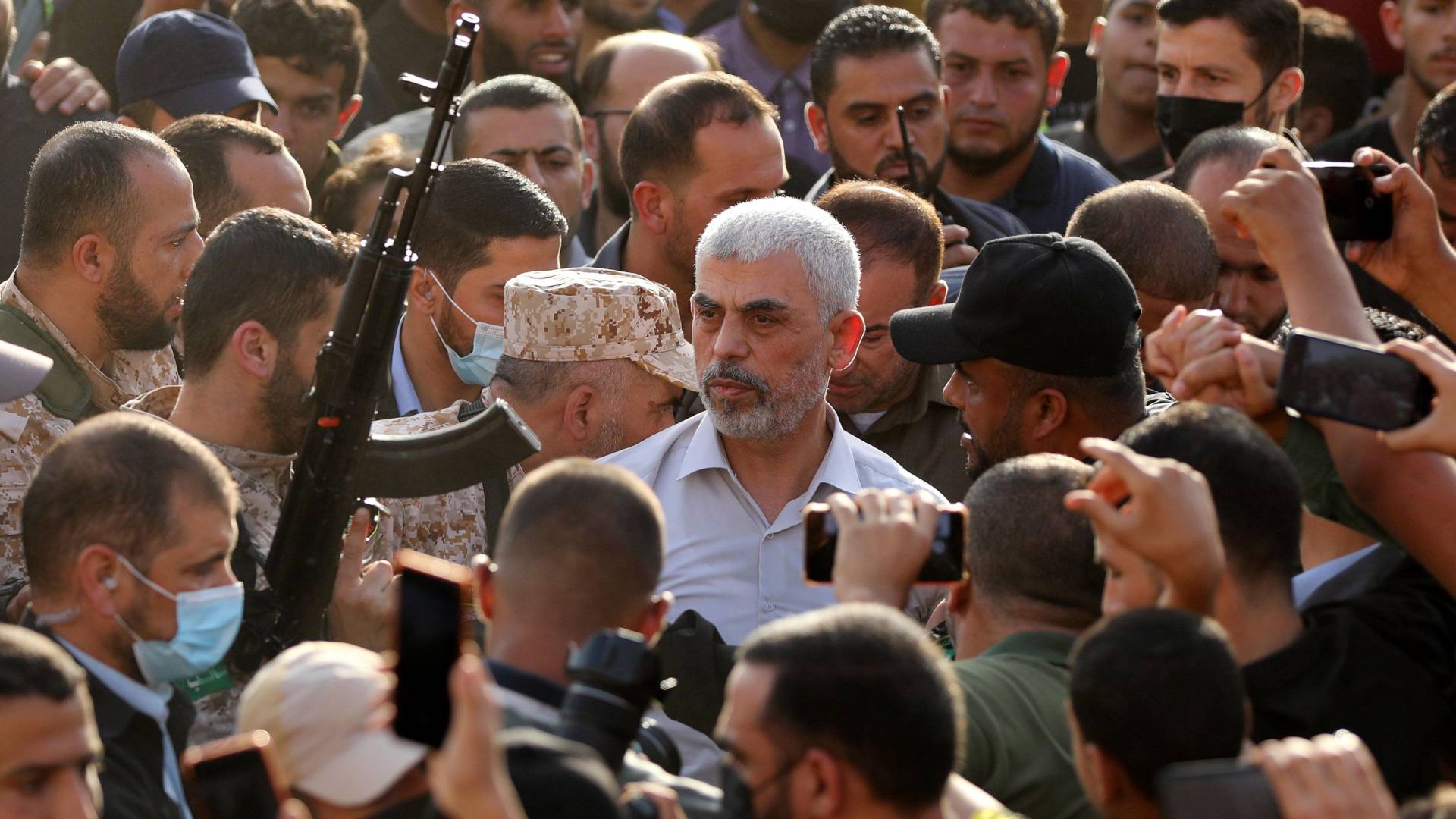 رئيس المكتب السياسي لحركة حماس يحيى السنوار