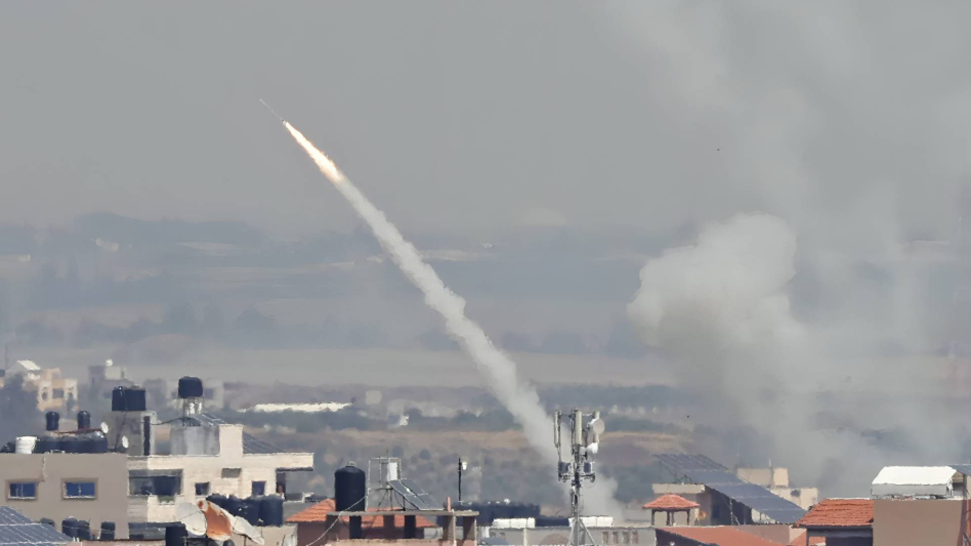 إطلاق صاروخ من قطاع غزة