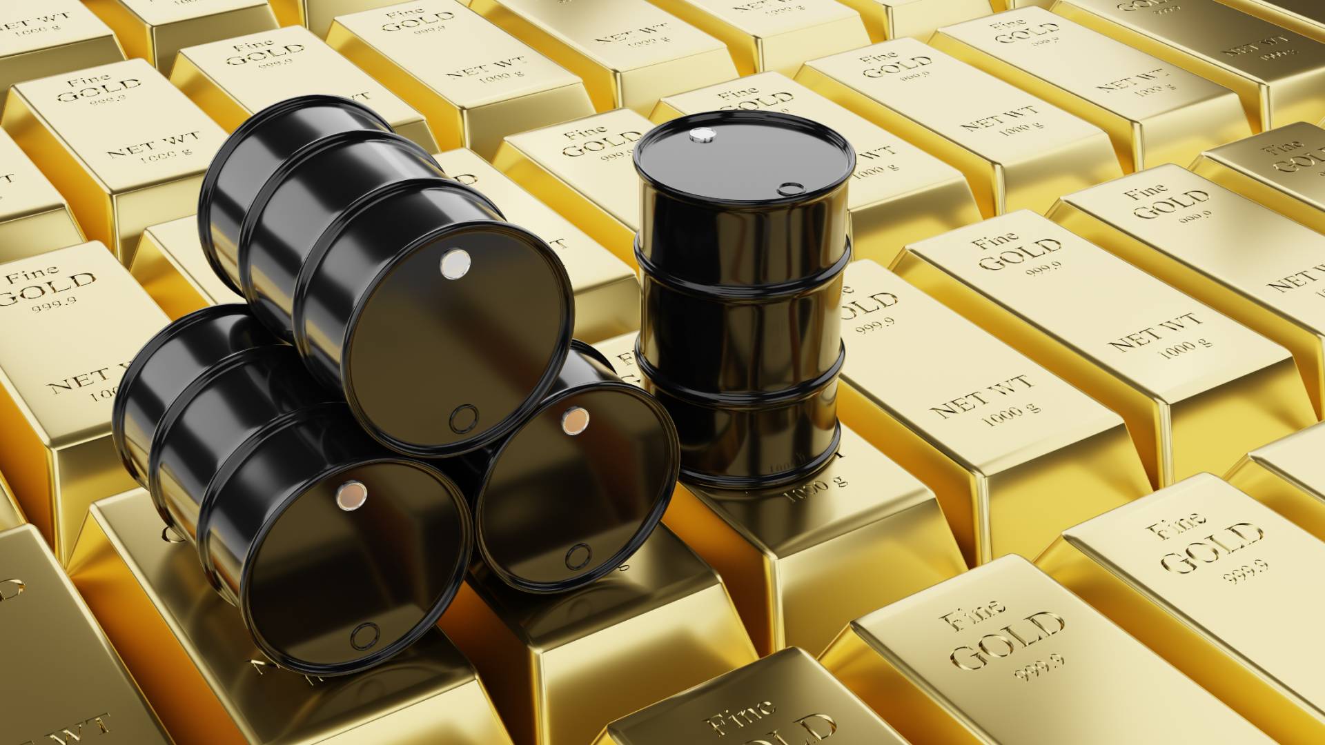 النفط والذهب