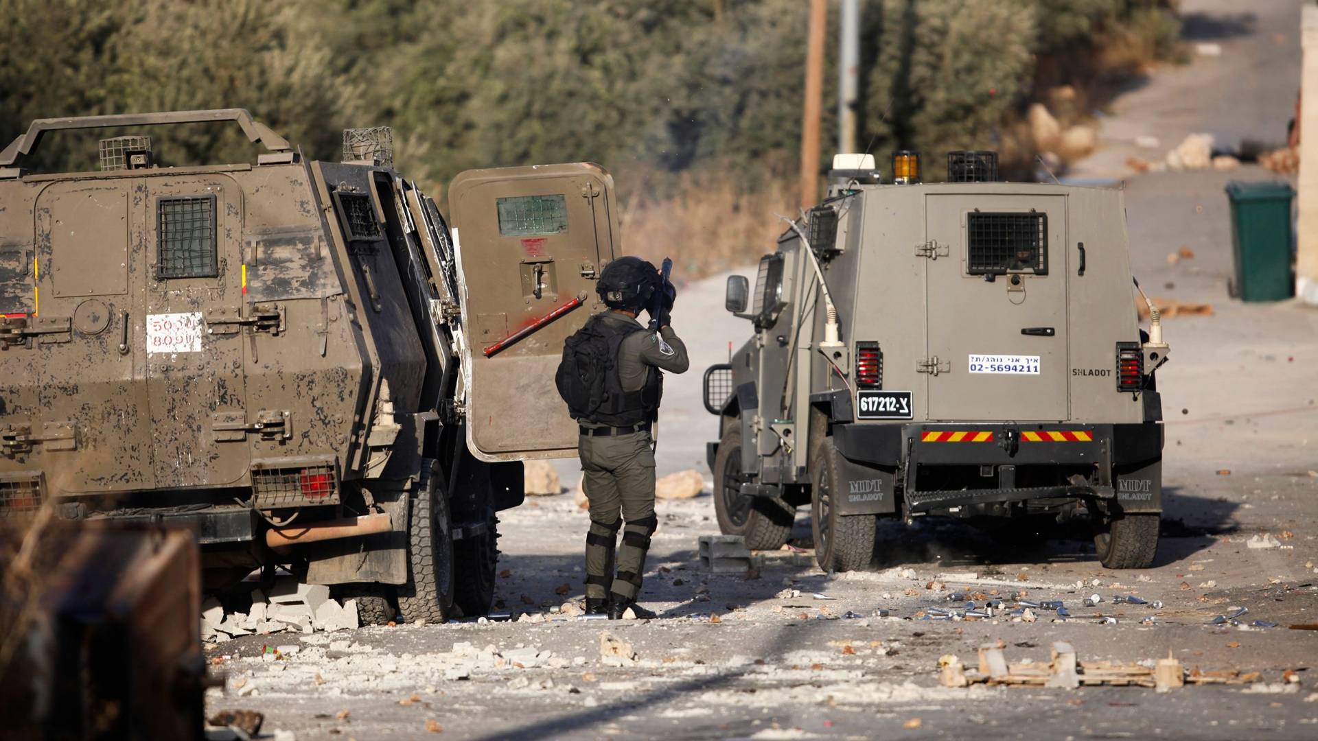 عناصر من قوات الاحتلال الإسرائيلي في الضفة الغربية - أرشيفية