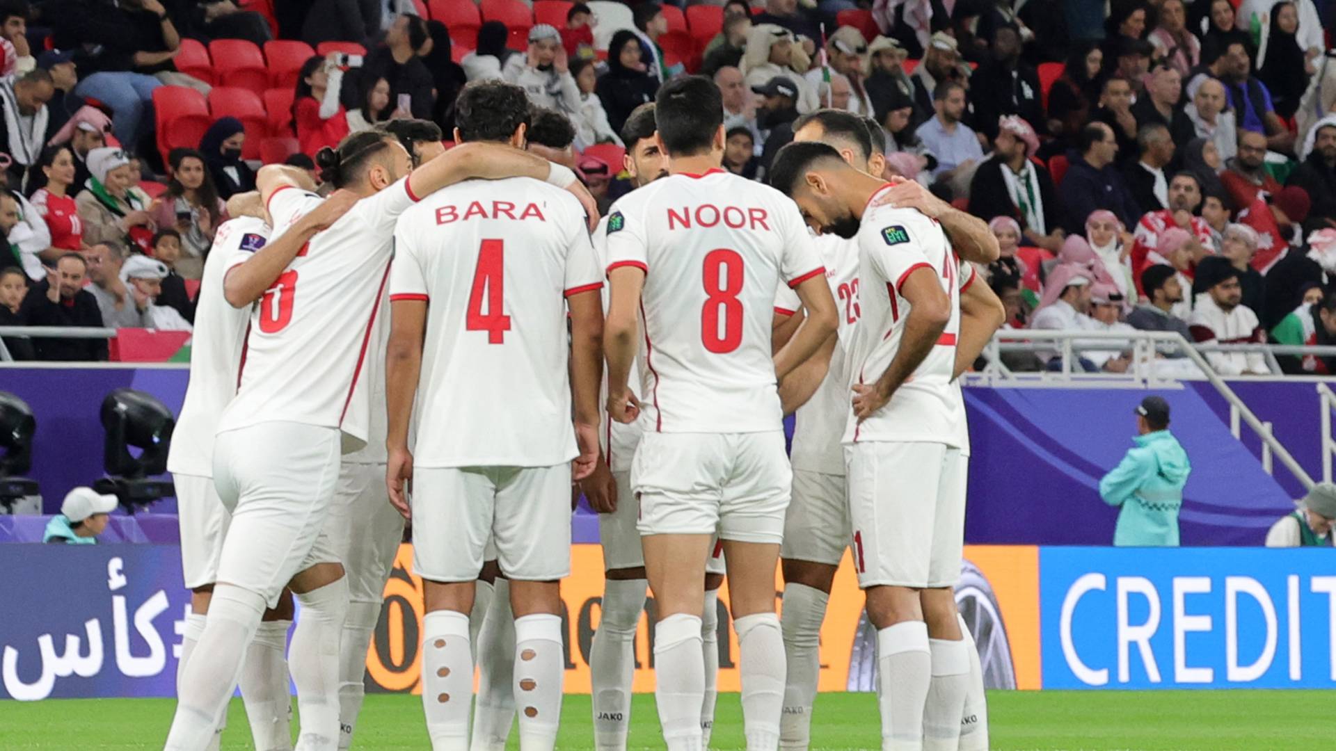تشكيلة نشامى الأردن في مواجهة الكويت