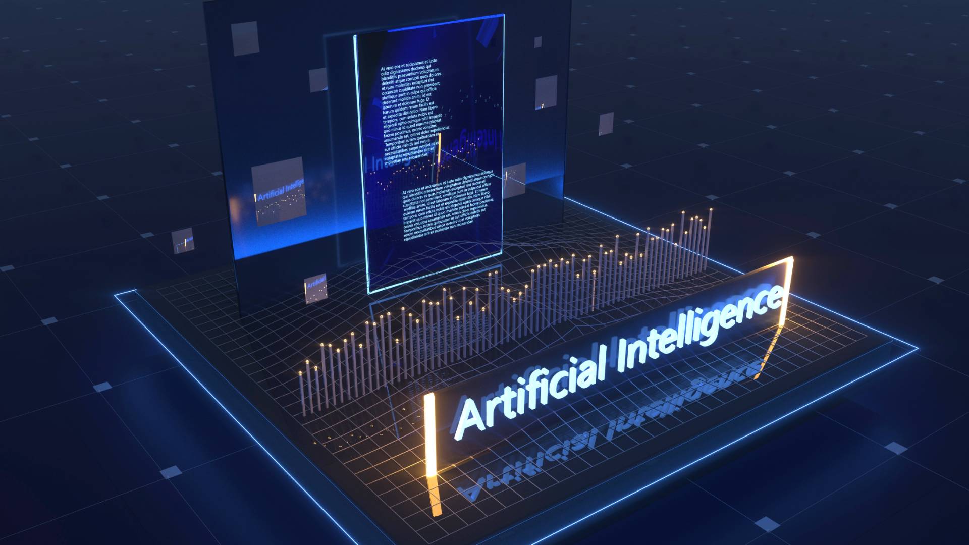 صورة تظهر استخدام تقنيات الذكاء الاصطناعي