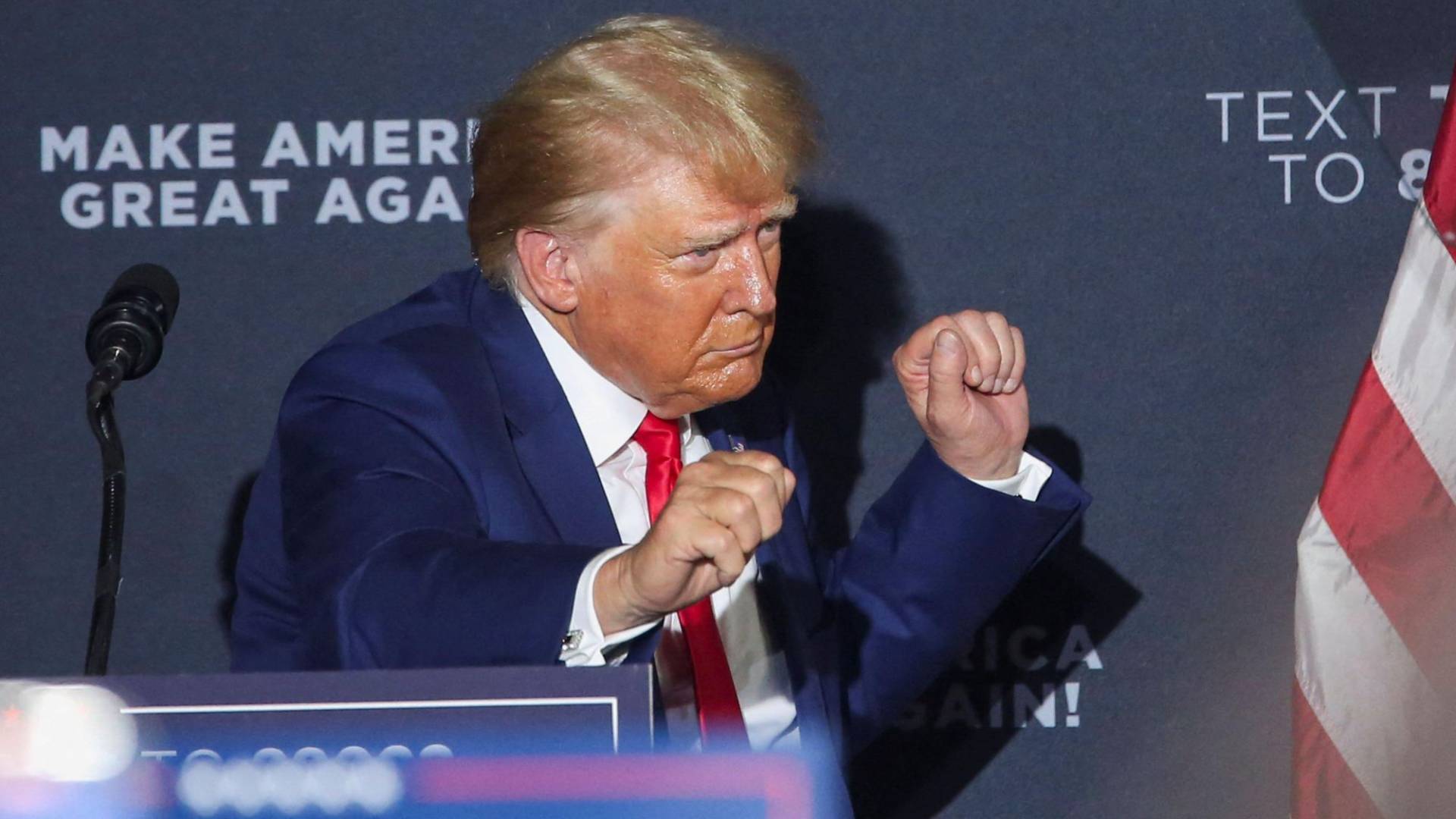 المرشح الجمهوري لانتخابات الرئاسة الأمريكية دونالد ترمب