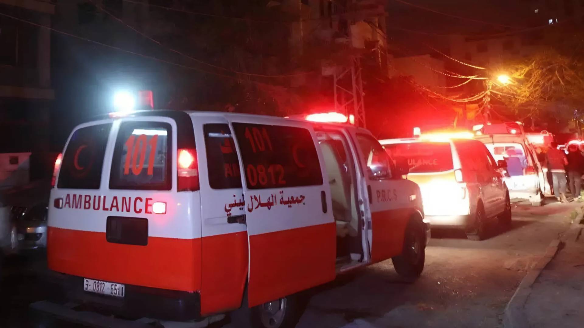 سيارة إسعاف فلسطينية