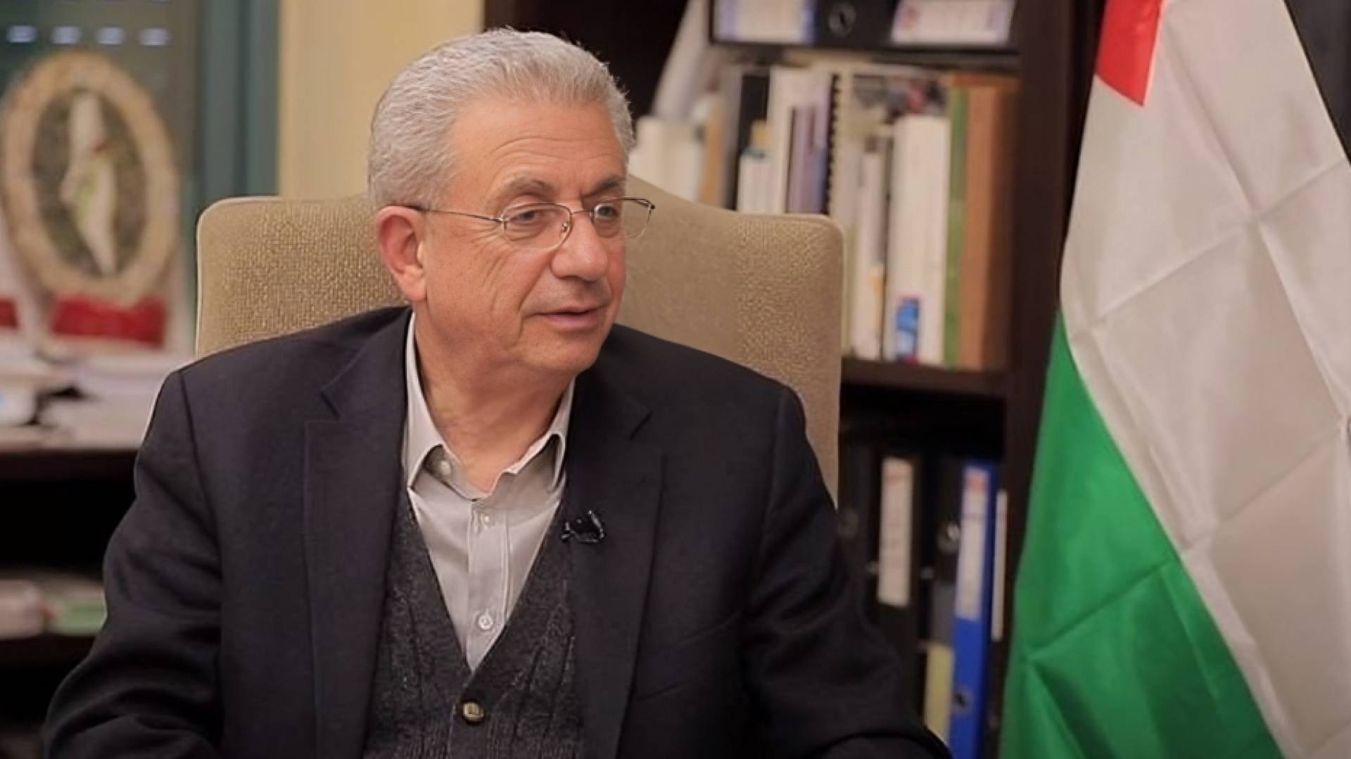 الأمين العام للمبادرة الوطنية الفلسطينية مصطفى البرغوثي