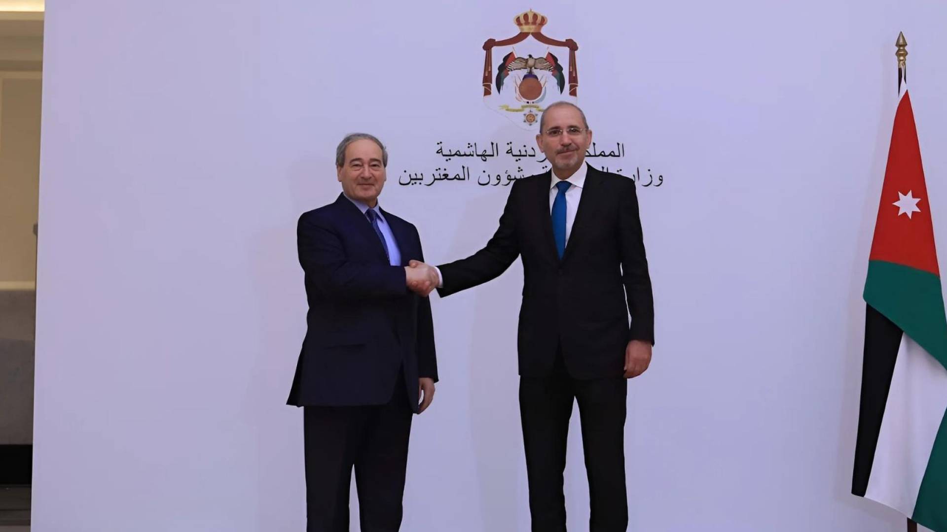 أيمن الصفدي وفيصل مقداد