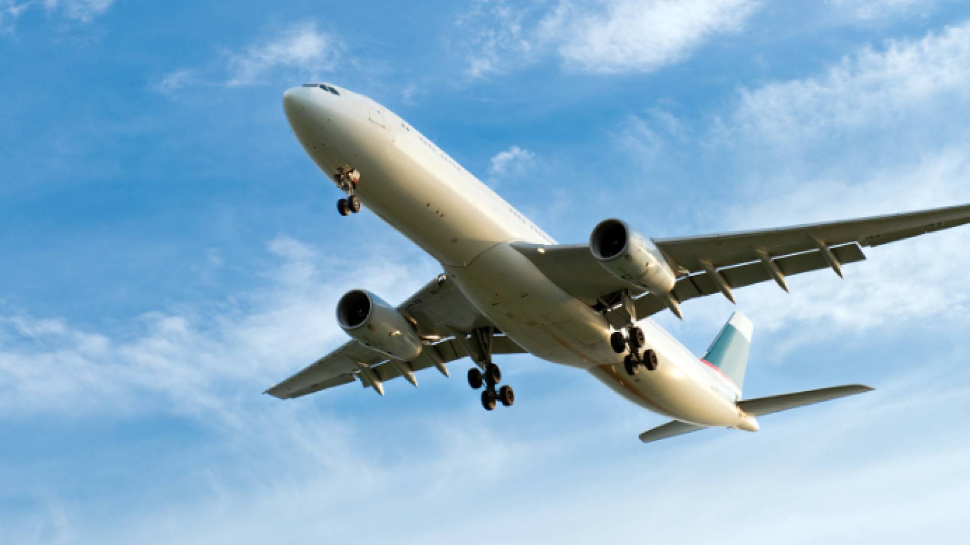 طائرة في السماء