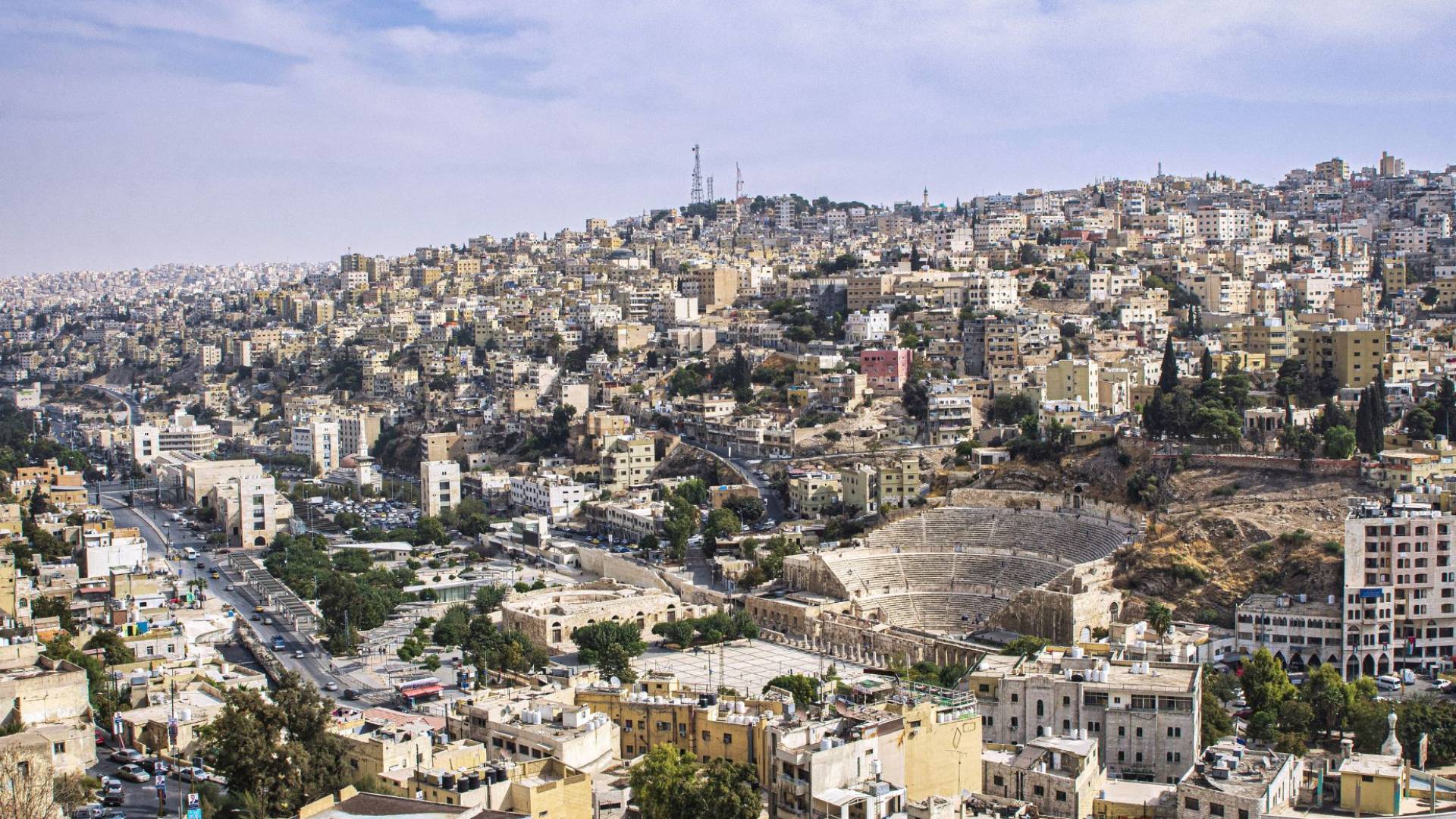 جانب من العاصمة عمان