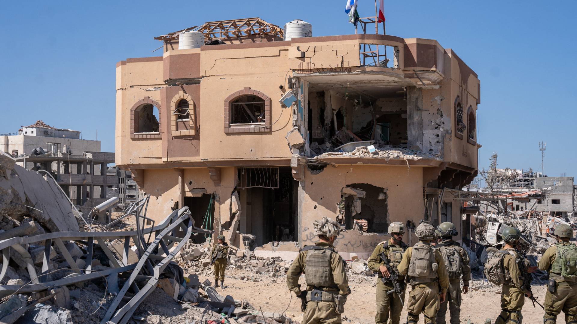 المنزل الذي استشهد فيه يحيى السنوار