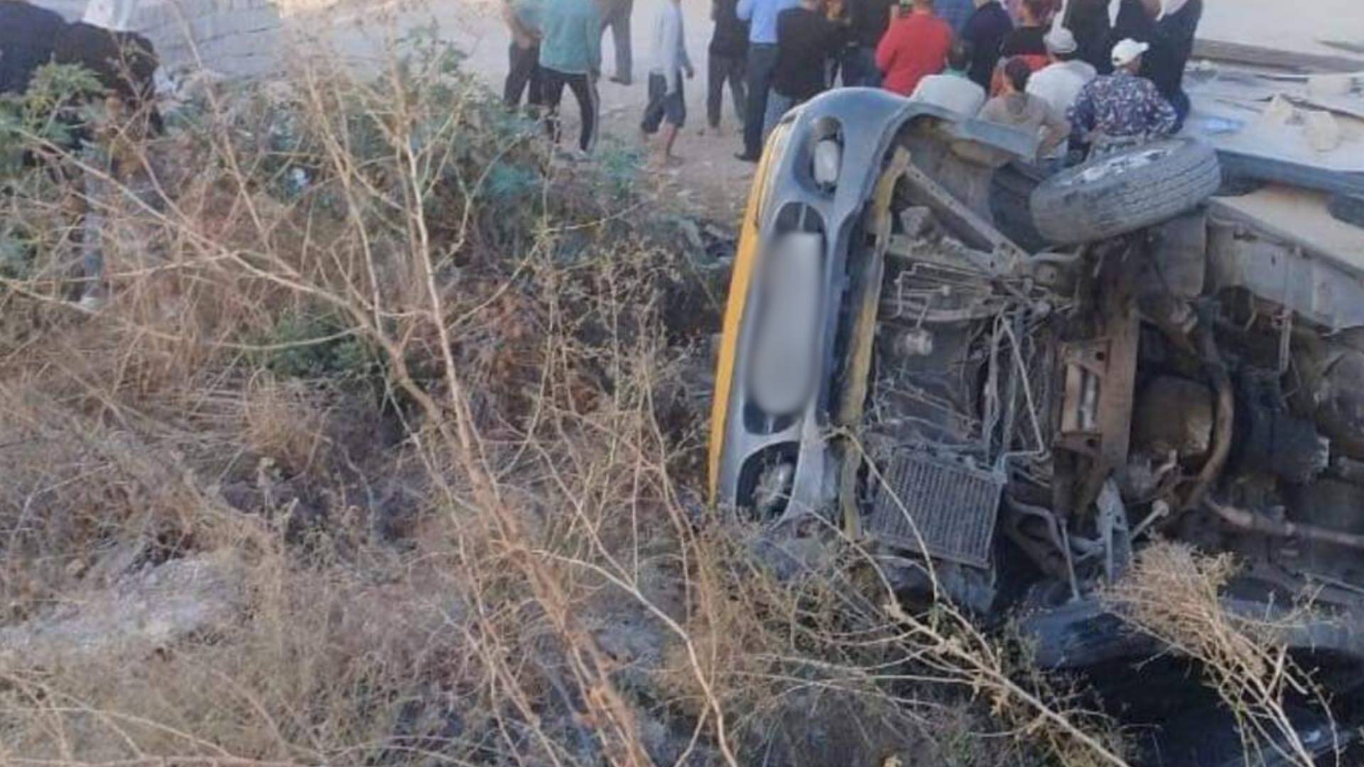 تدهور باص طلاب