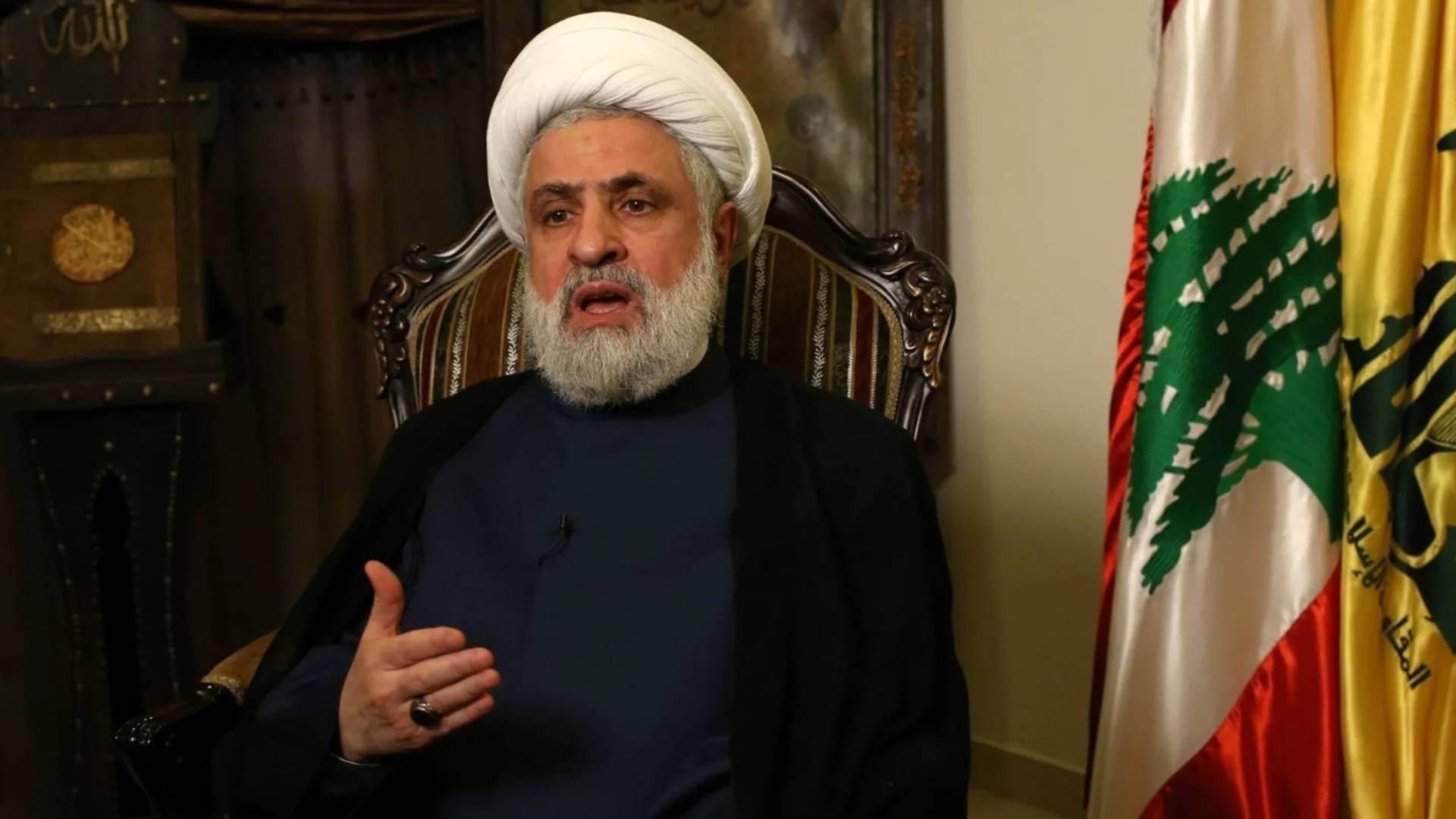 نعيم قاسم الأمين العام لحزب الله اللبناني