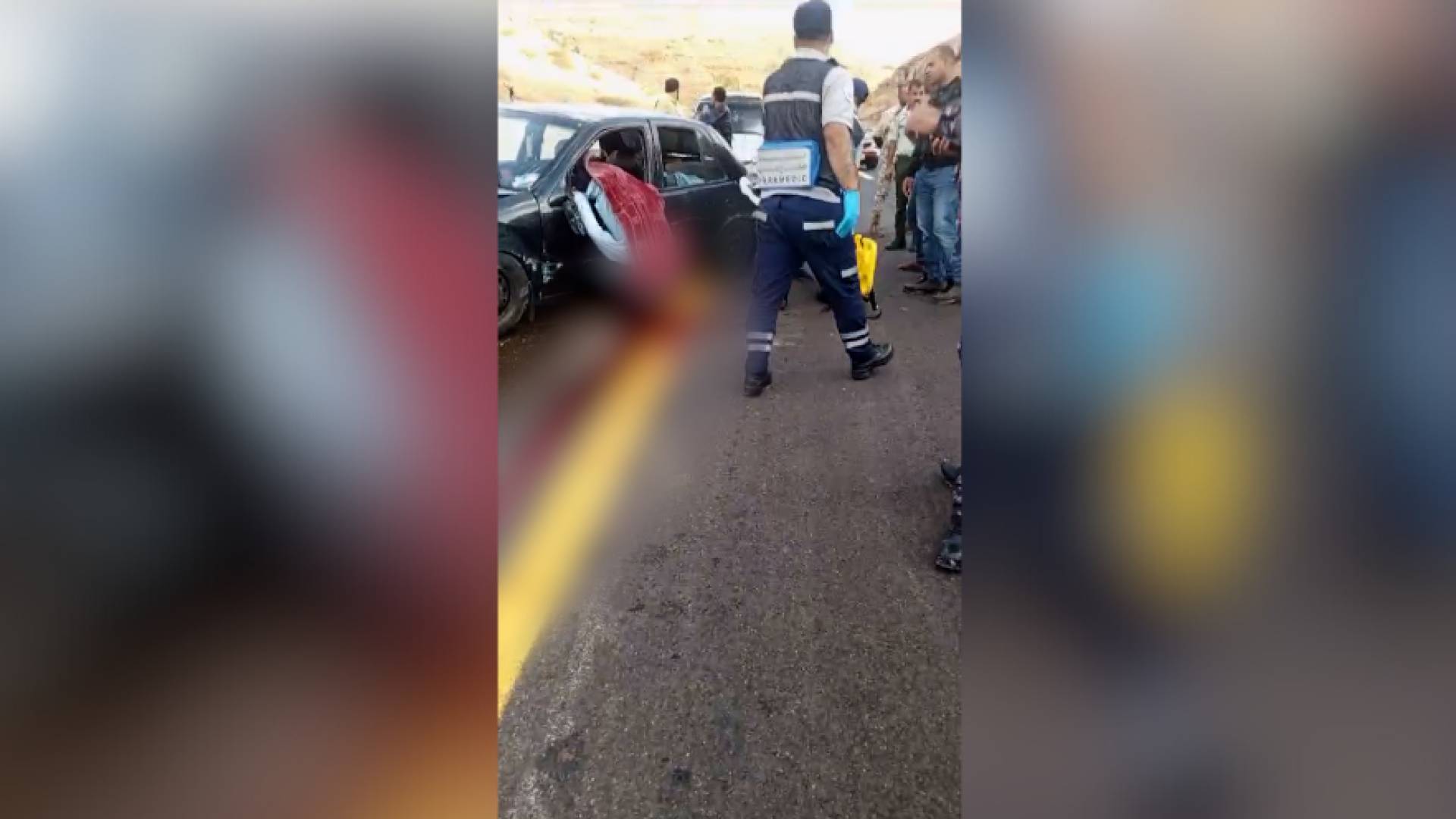 بالفيديو.. وفاة وإصابة بحادث تصادم في السلط