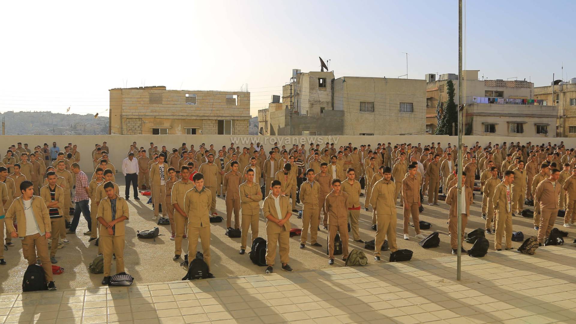 طلبة مدارس في الأردن