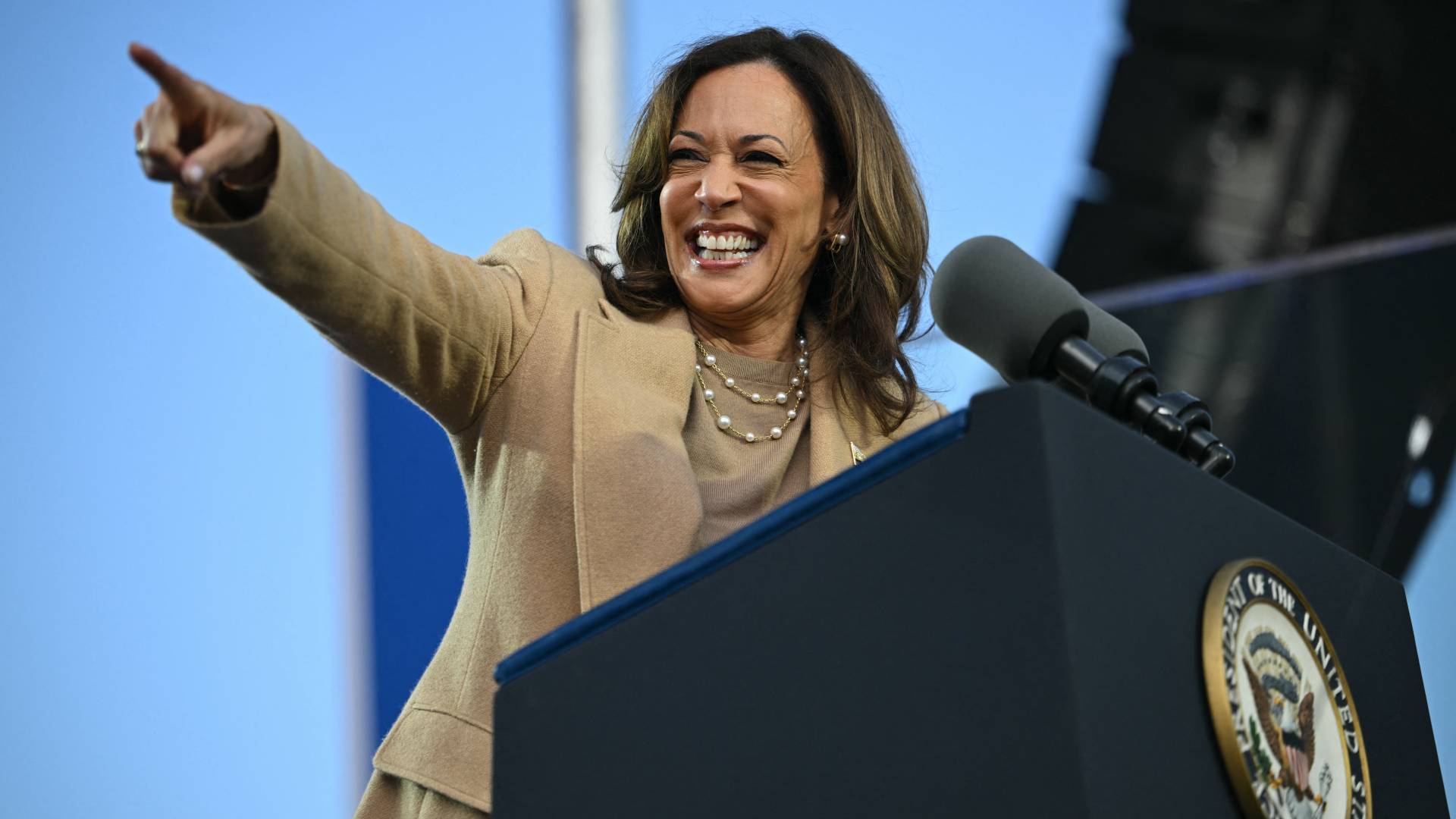 المرشحة الديمقراطية للرئاسة الأمريكية كامالا هاريس