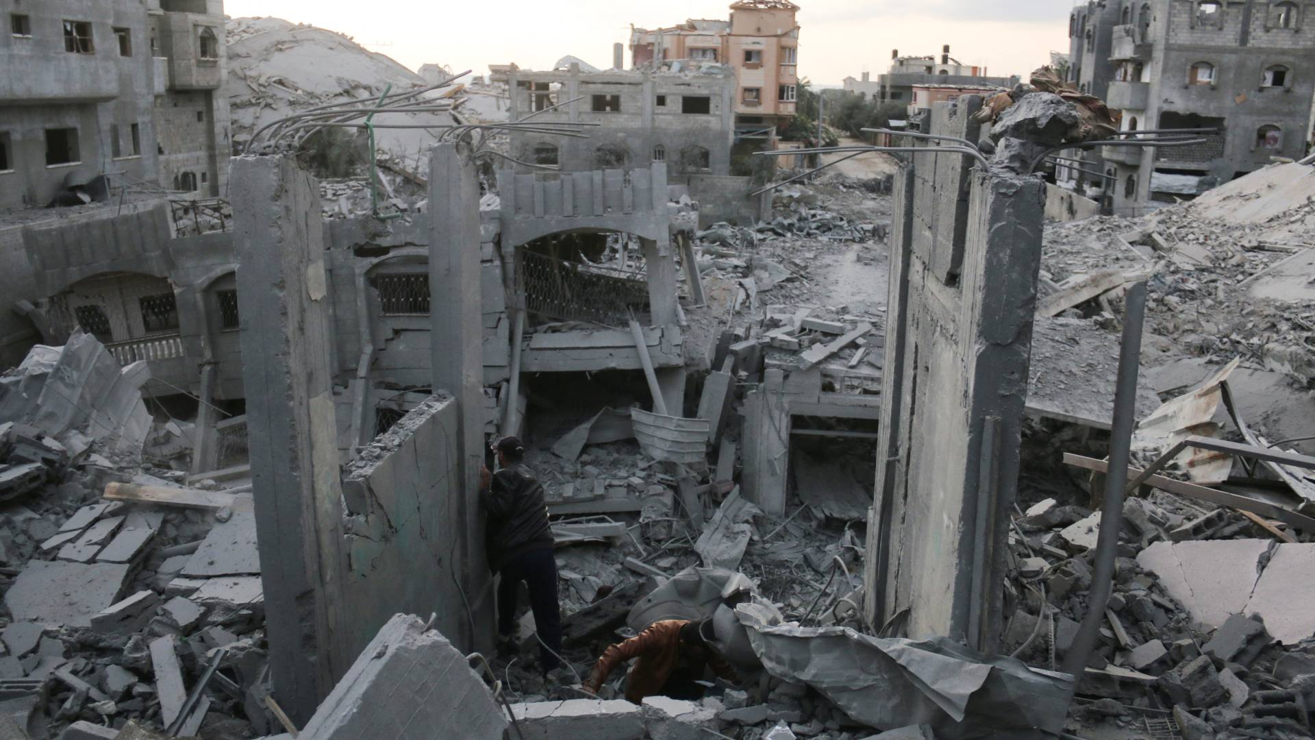 آثار الدمار في قطاع غزة