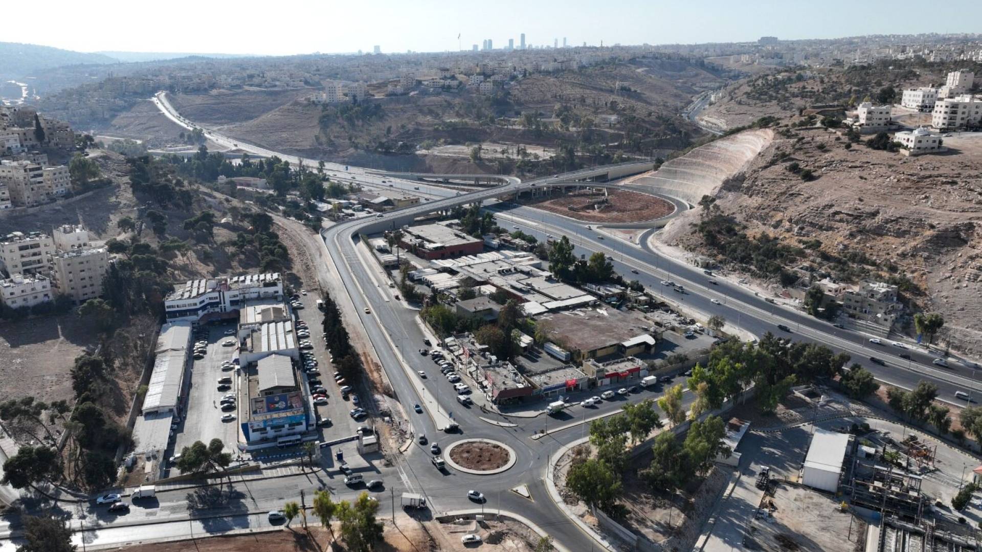 صورة جوية للتقاطع