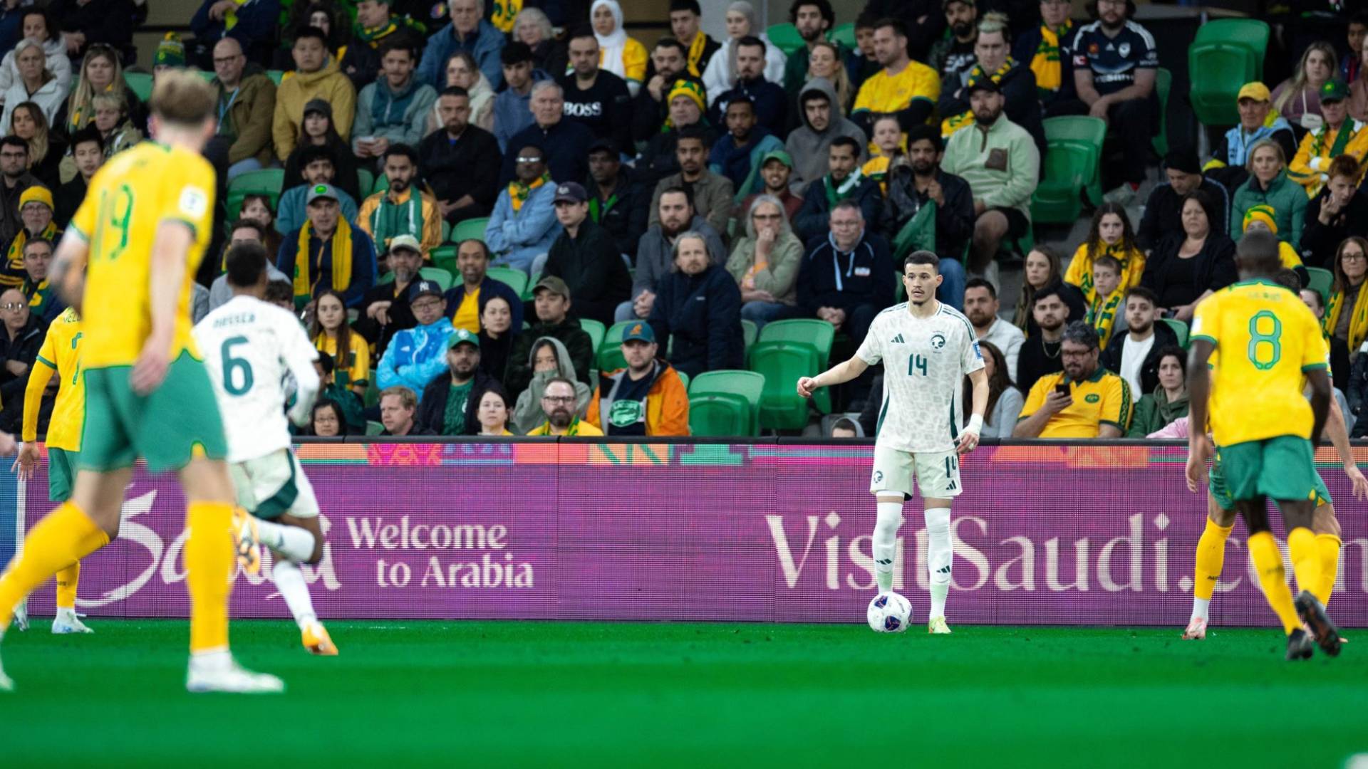 مباراة المنتخب السعودي ضد المنتخب الأسترالي ضمن التصفيات المؤهلة لبطولة كأس العالم