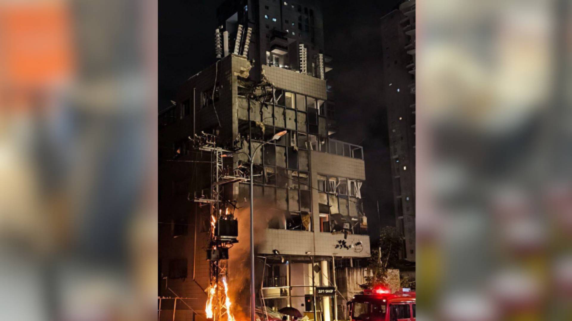إصابات برشقة صاروخية استهدفت تل أبيب - فيديو