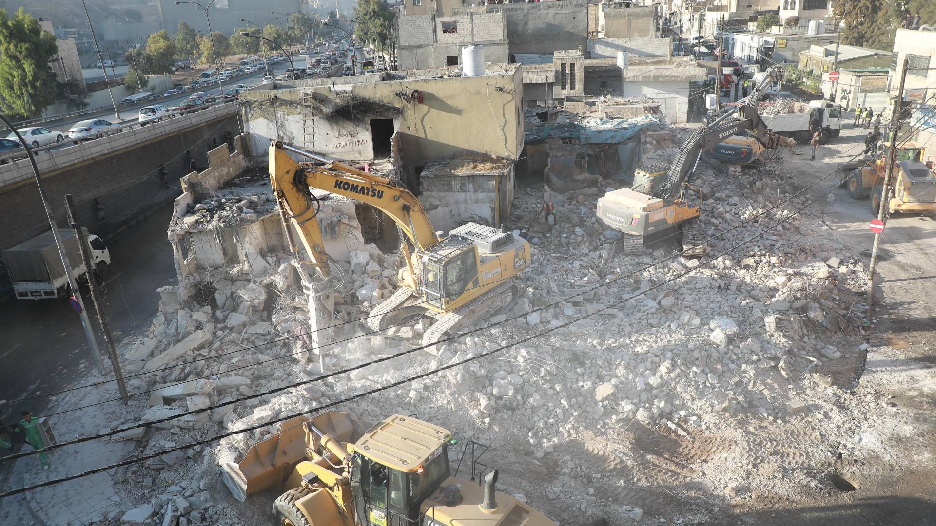 صورة لعمليات هدم