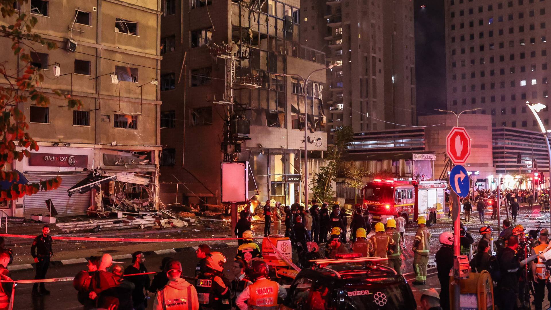 موقع سقوط صواريخ أطلقت من لبنان "أ ف ب"