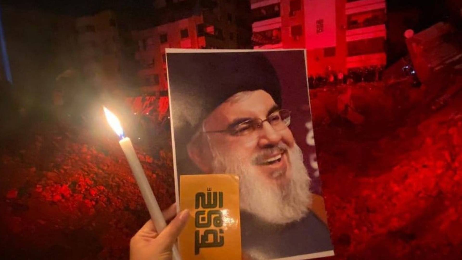 فعالية في الضاحية الجنوبية لبيروت تكريما لروح نصر الله