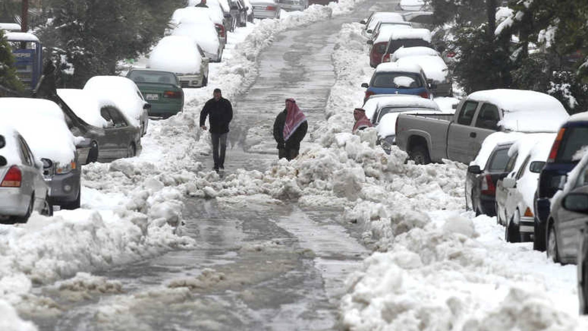 الثلوج في الأردن