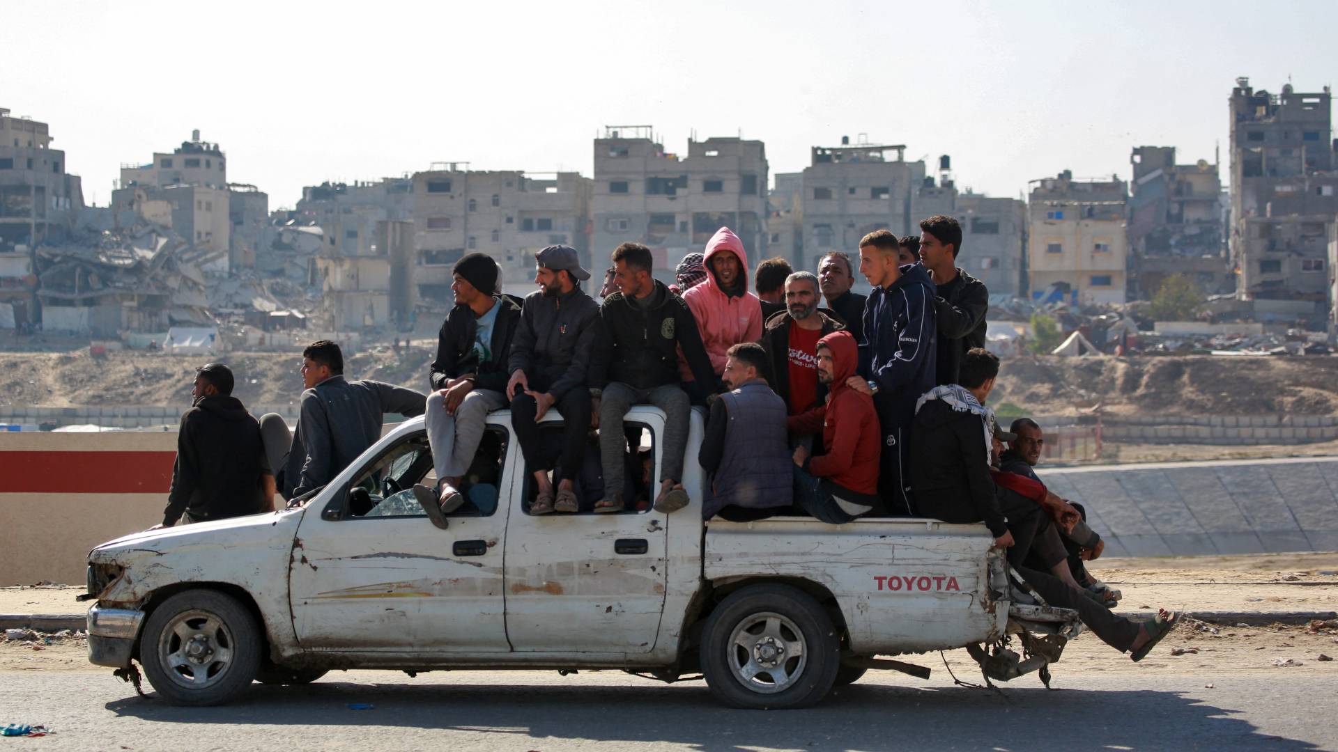 مركبة في قطاع غزة