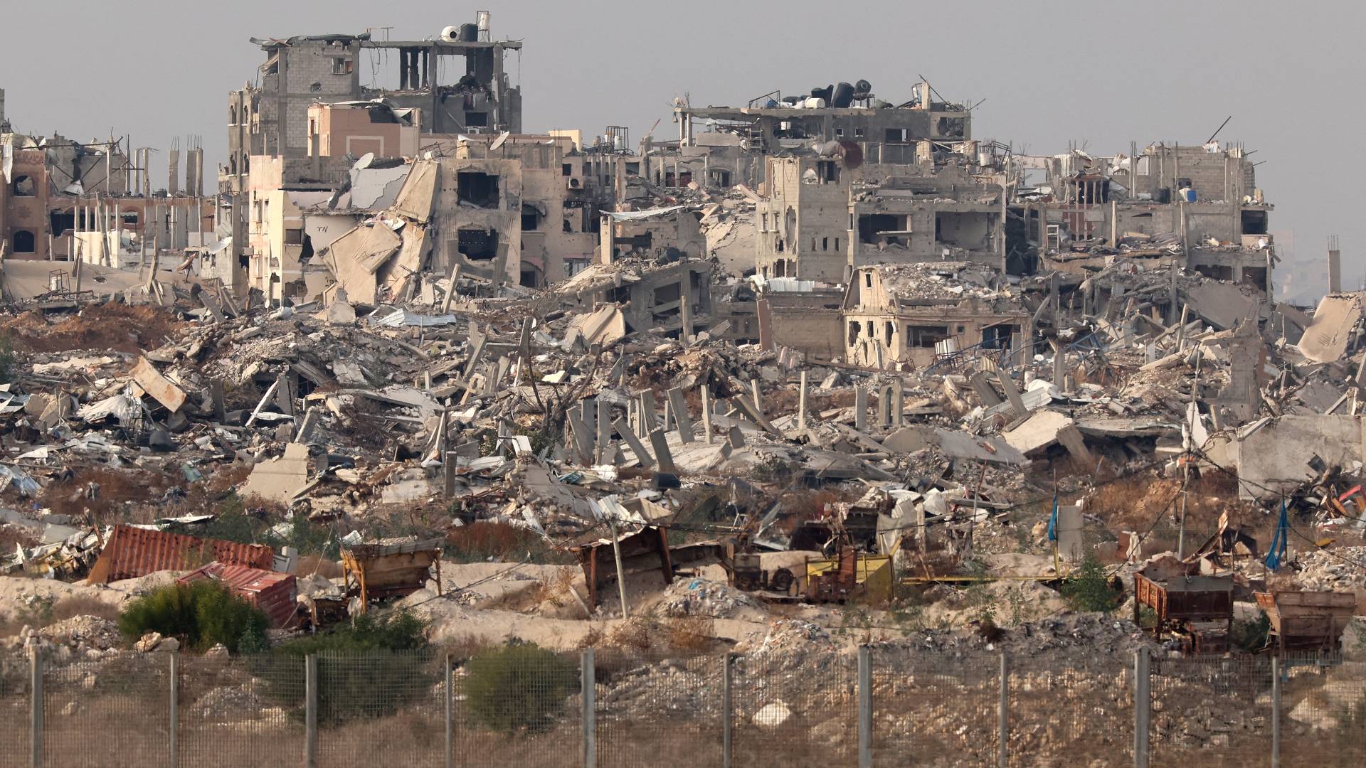 آثار الدمار في قطاع غزة