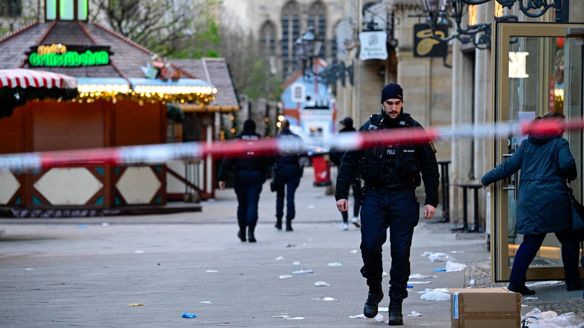 تطويق سوق الميلاد على خلفية حادثة الدعس