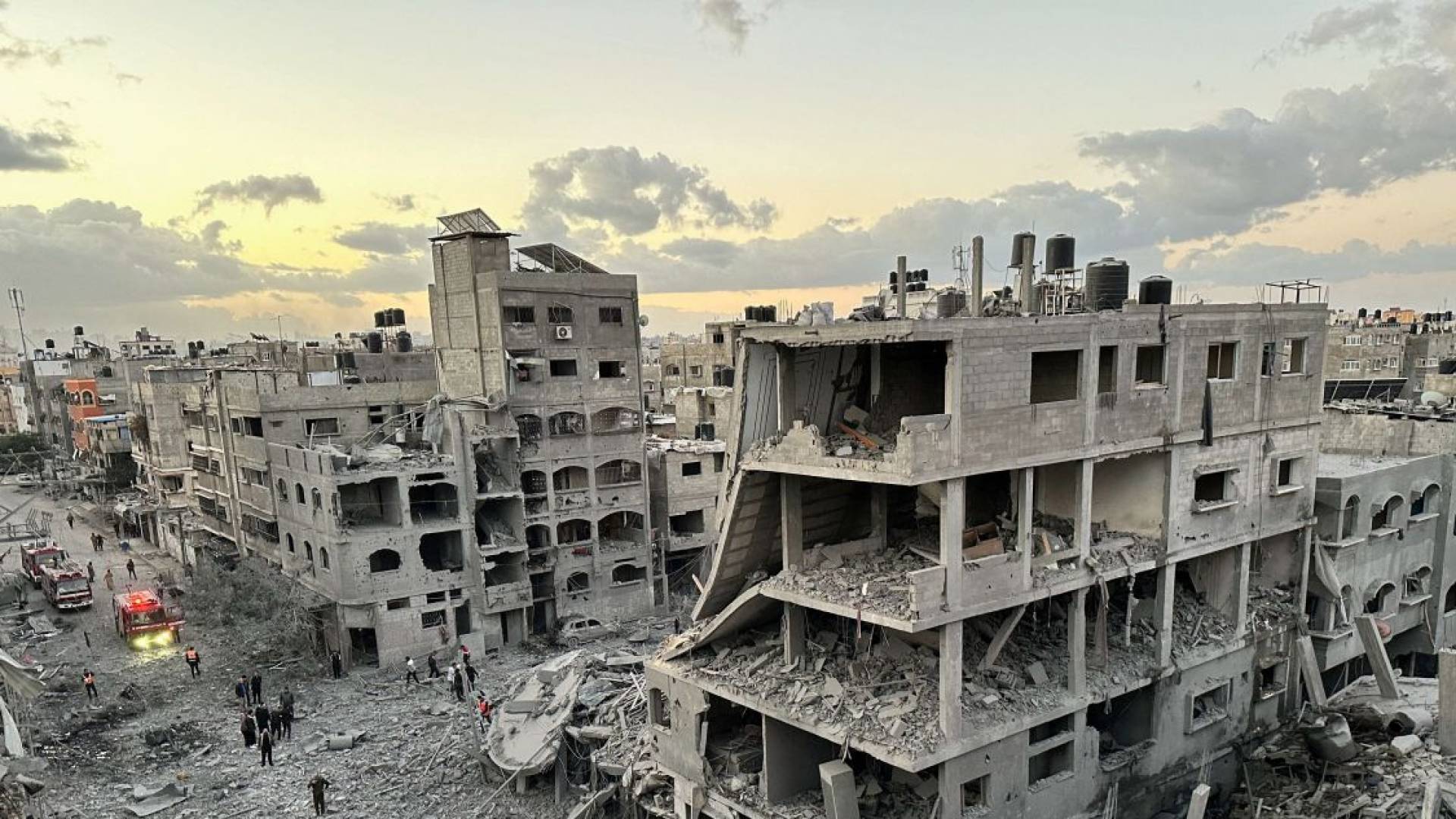 الدمار في قطاع غزة