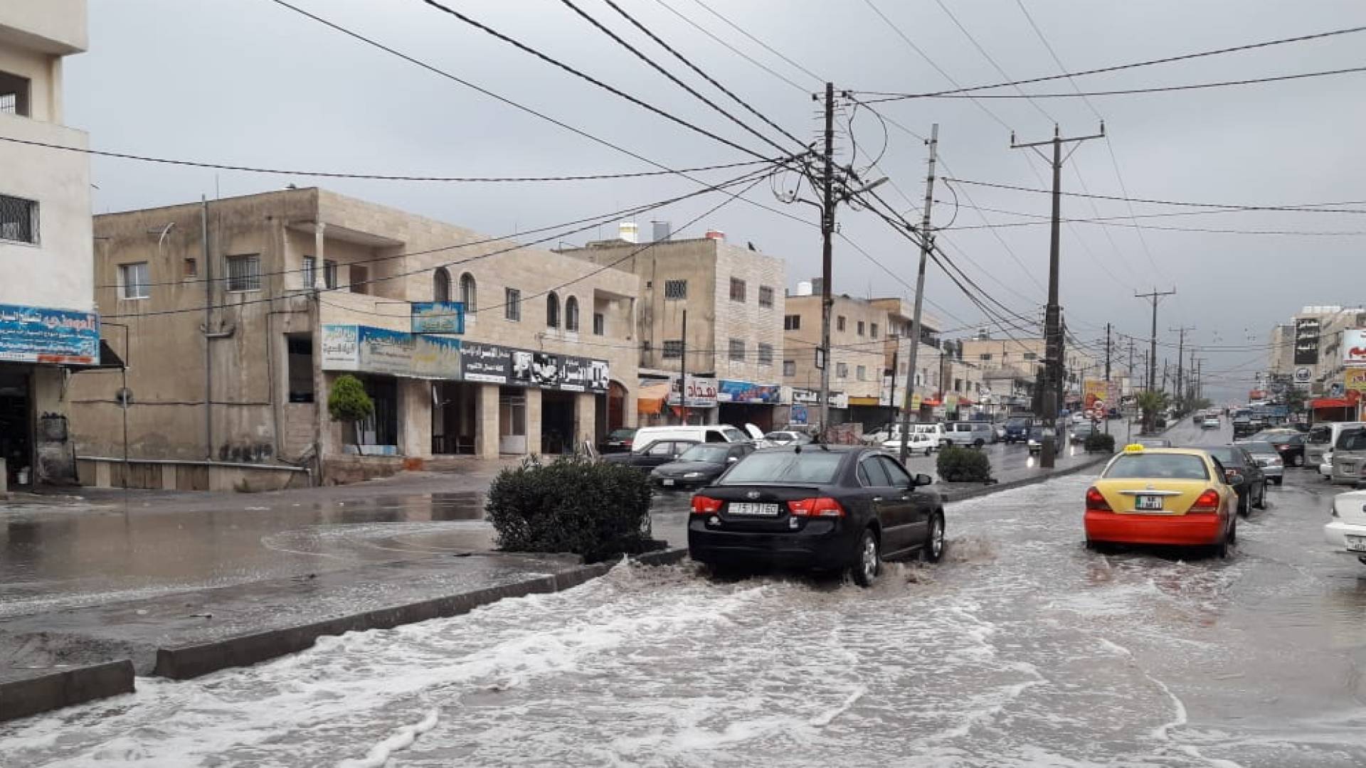 صورة ارشيفية للامطار في اربد