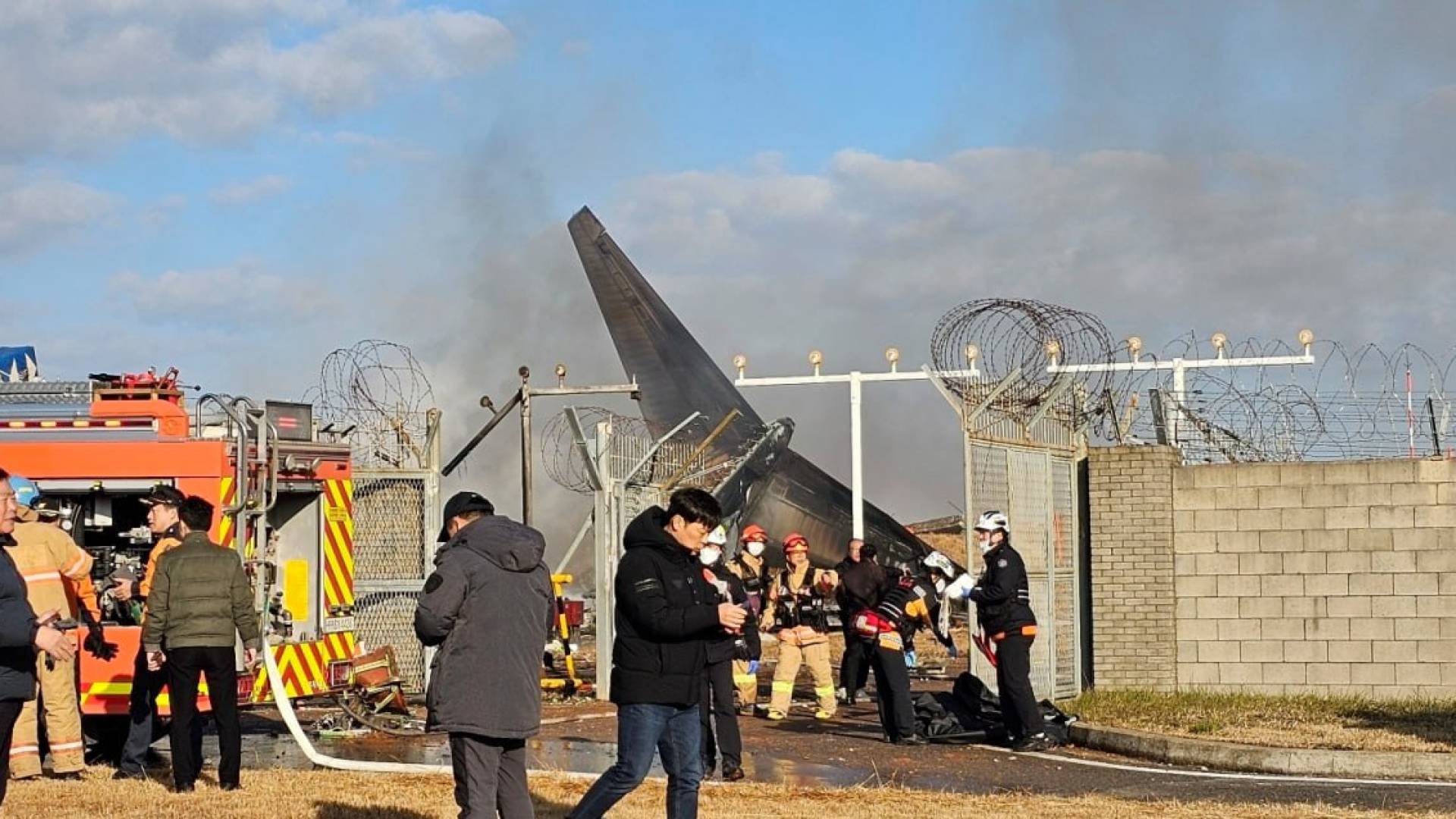 تحطم طائرة ركاب في كوريا الجنوبية