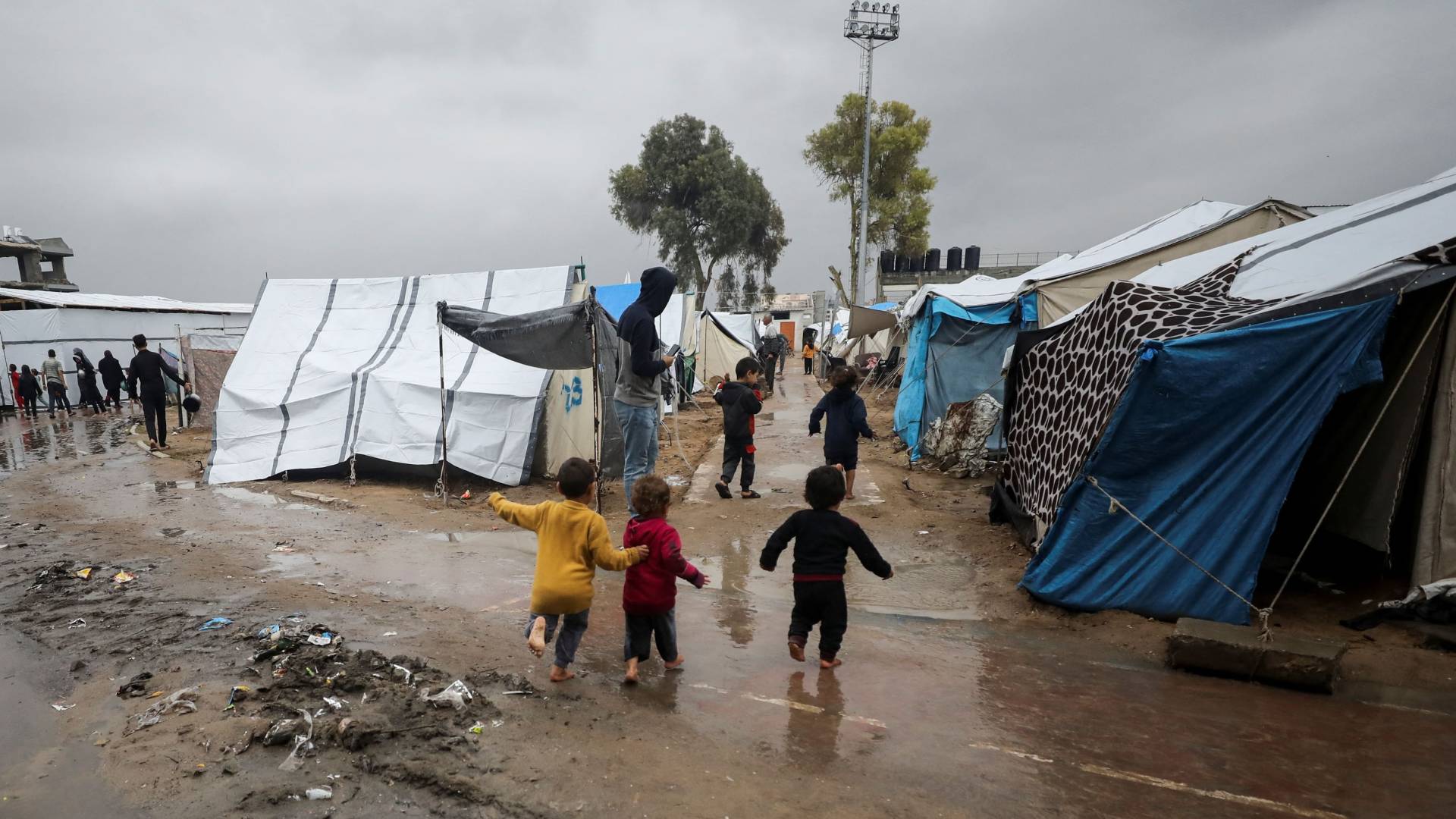 خيام النازحين في غزة