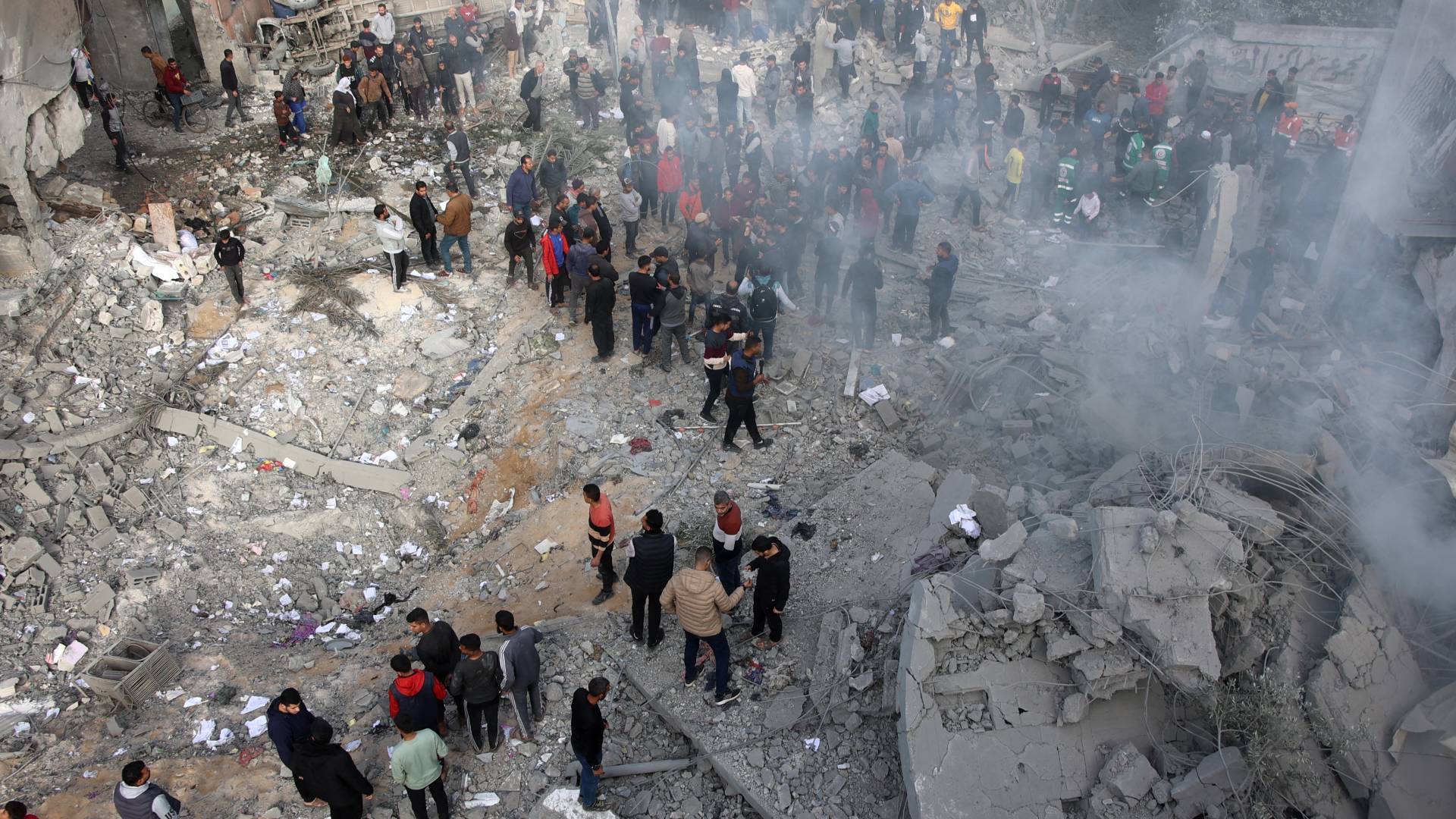 آثار الدمار في قطاع غزة