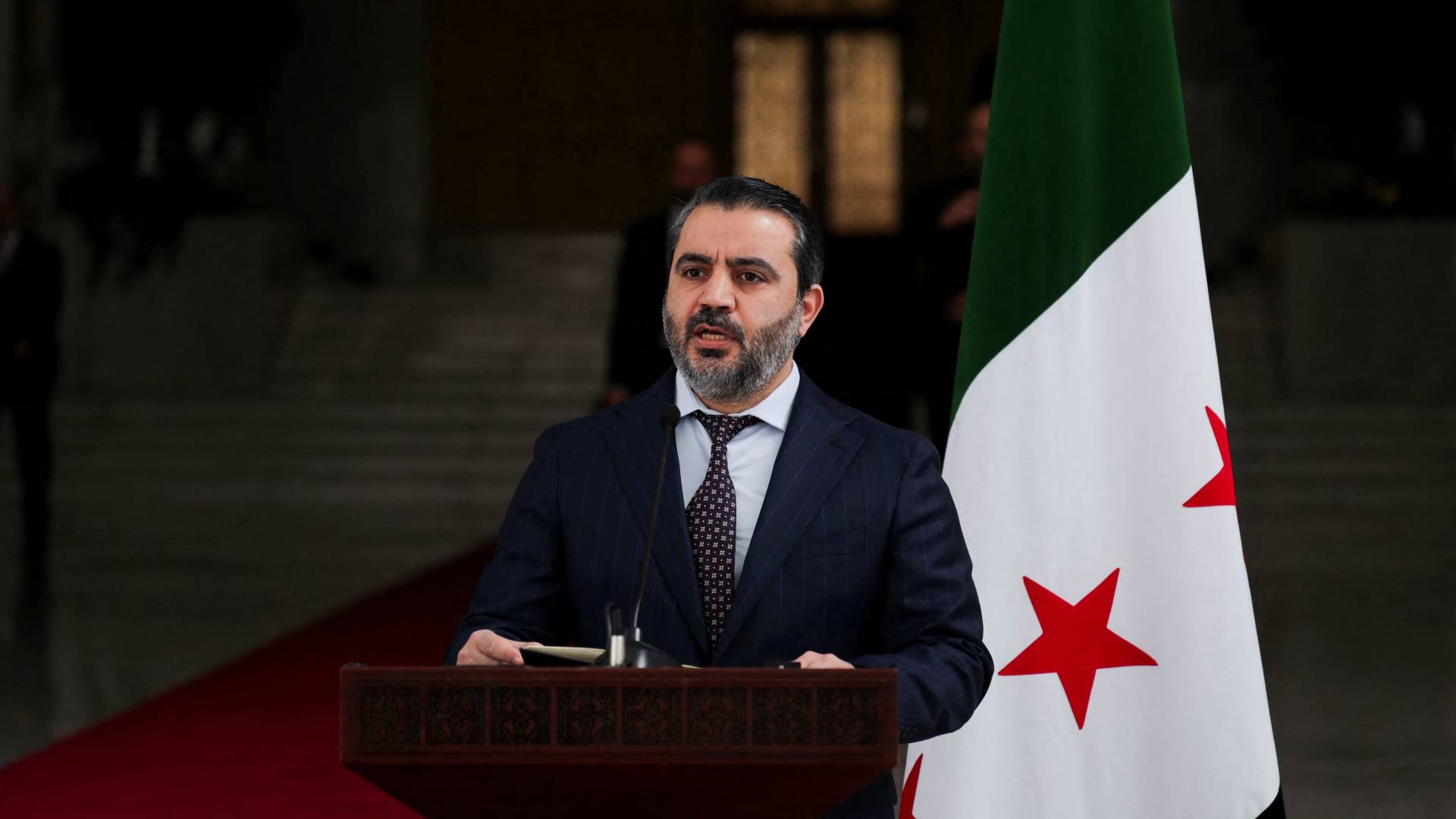 وزير الخارجية السوري أسعد الشيباني