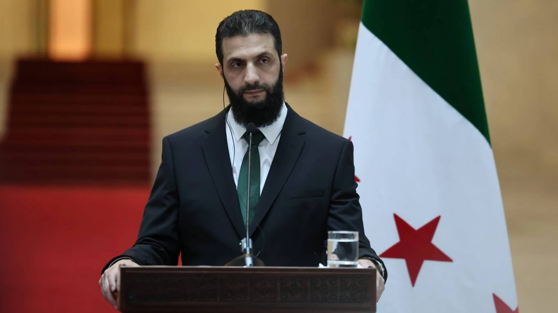 قائد الإدارة السورية الجديدة أحمد الشرع