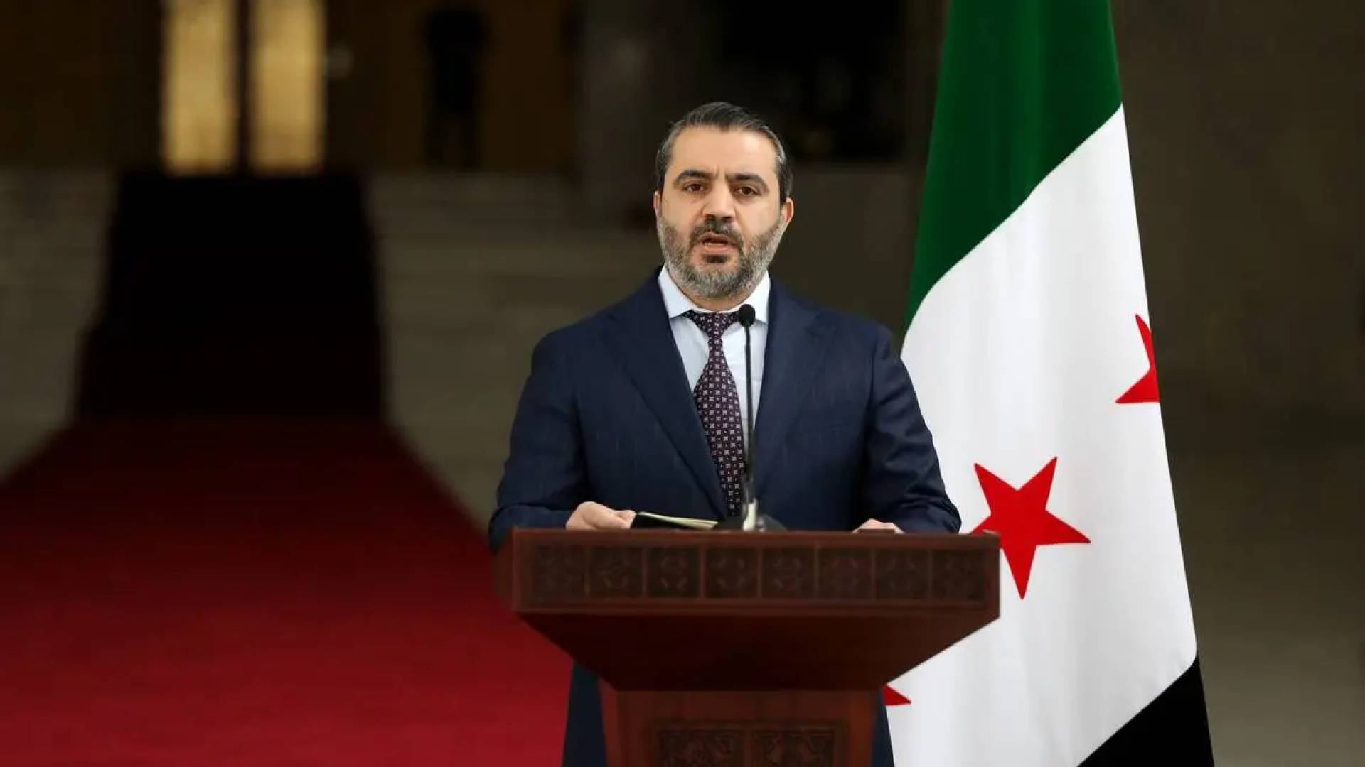 وزير الخارجية في الإدارة السورية الجديدة أسعد الشيباني