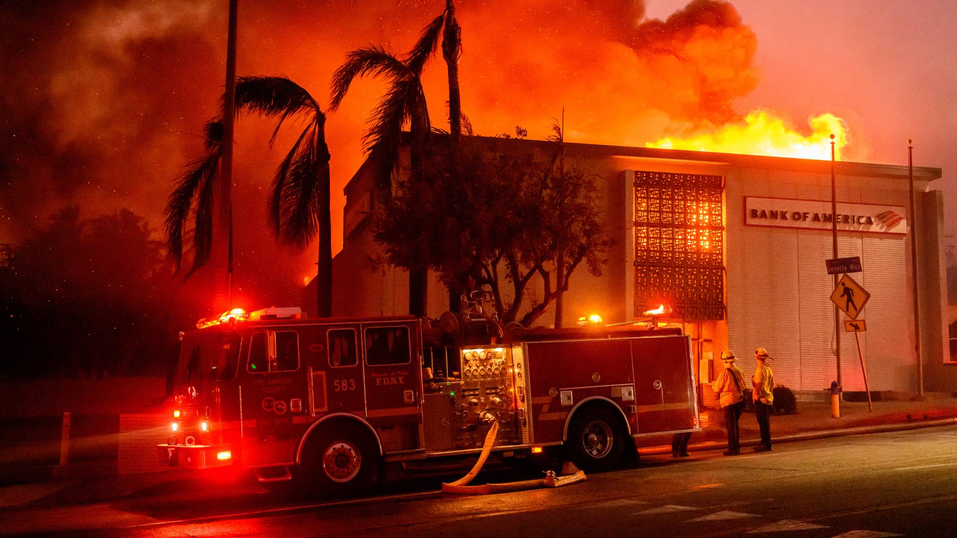 حرائق لوس أنجلوس