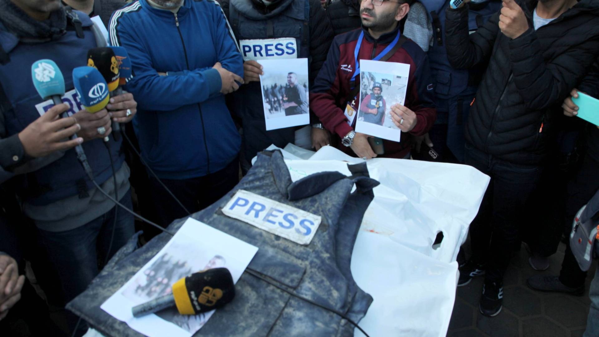 تشييع صحفي في غزة