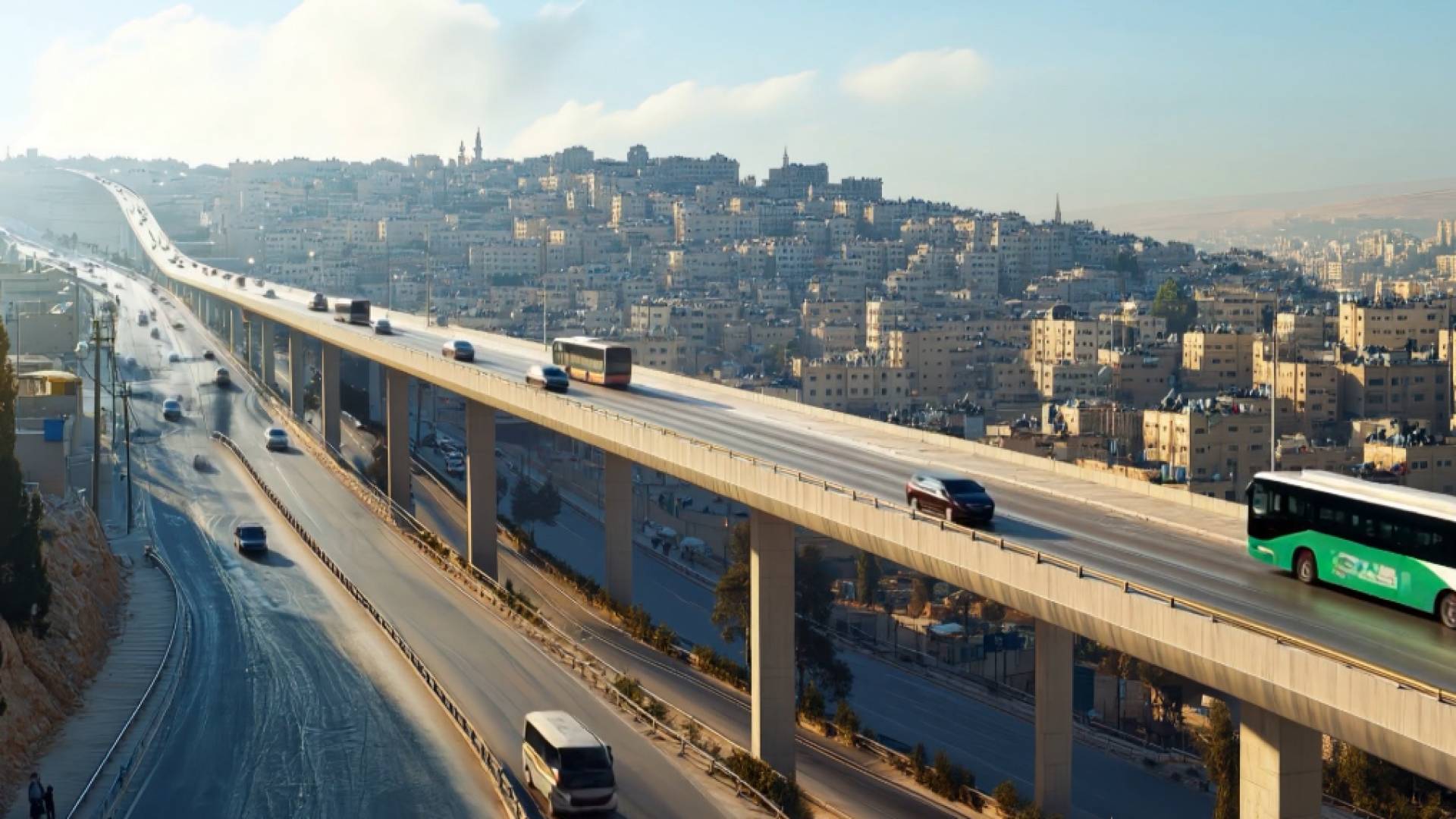 الطريق المعلق صويلح - ناعور