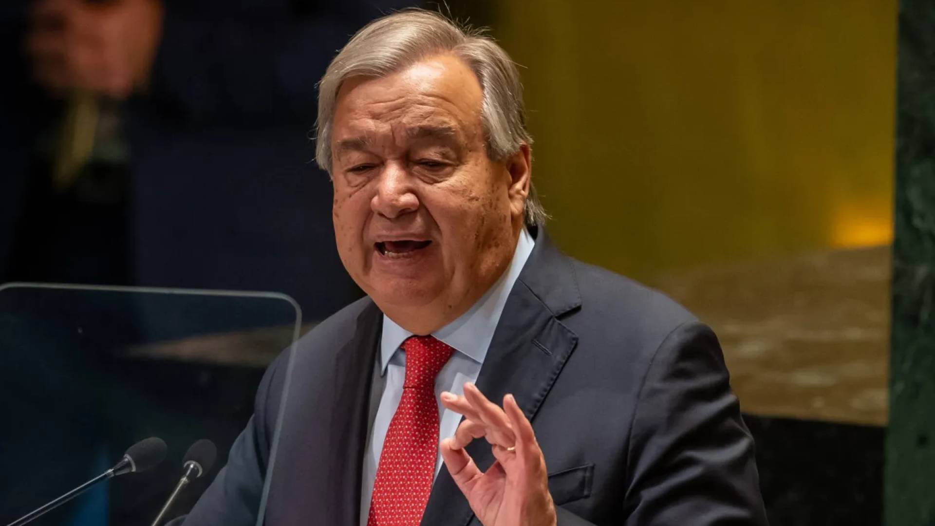 الأمين العام للأمم المتحدة أنطونيو غوتيريش