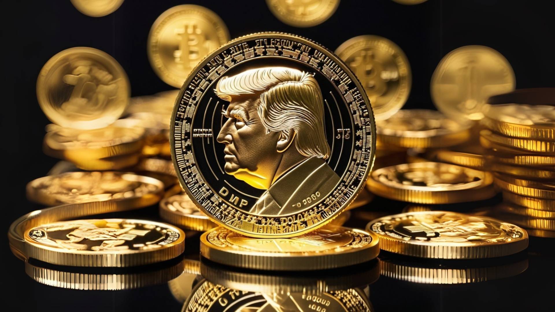 صورة تظهر عملة ترمب الرقمية المشفرة