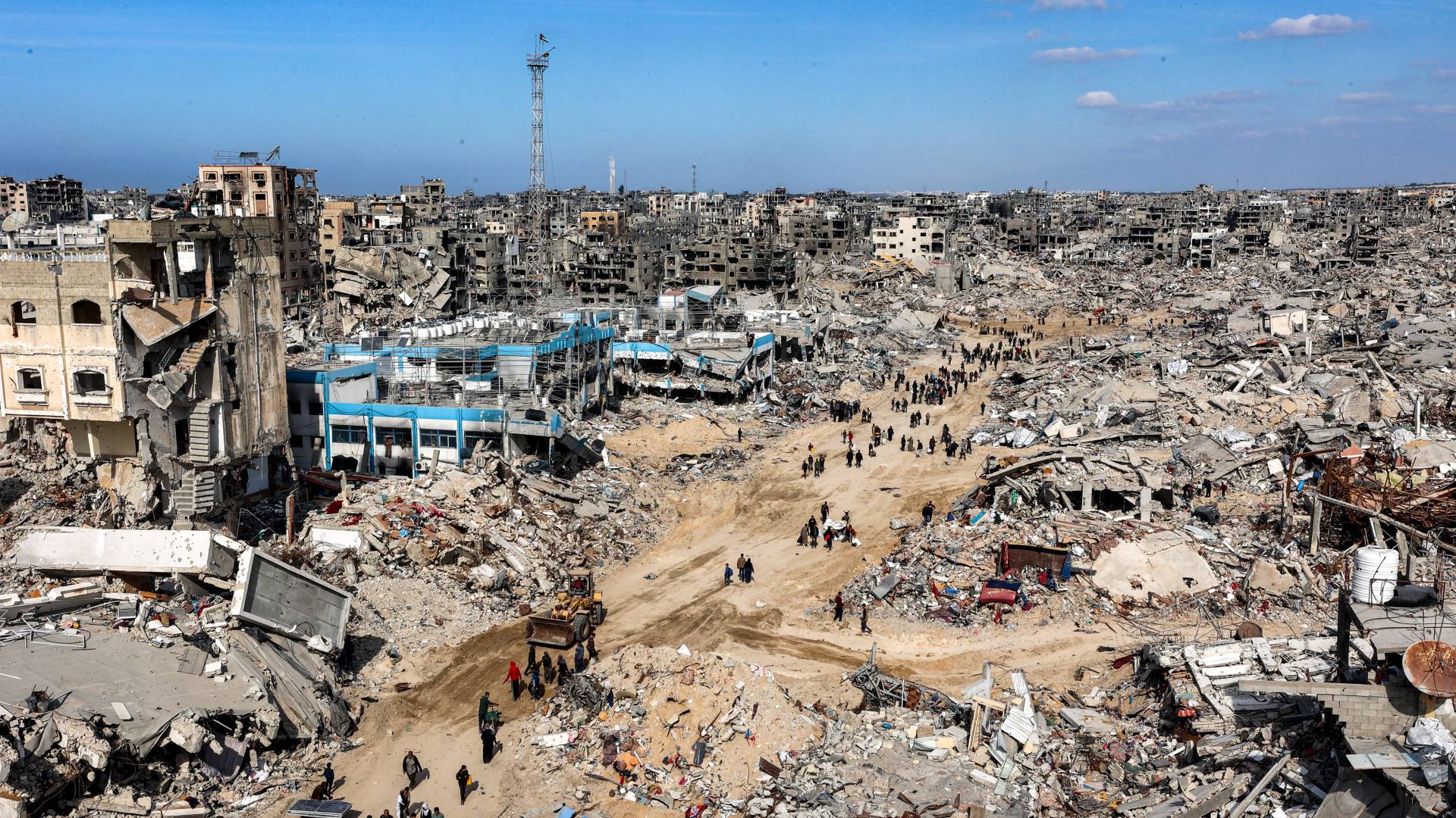 منازل مدمرة في غزة