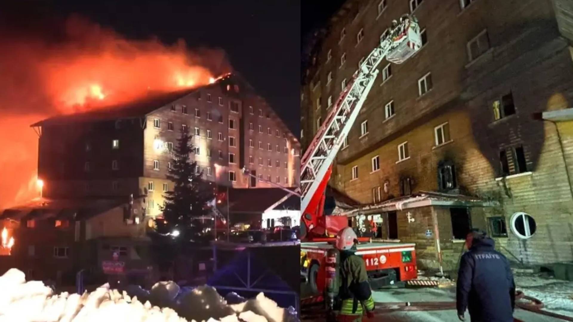 حريق فندق في تركيا