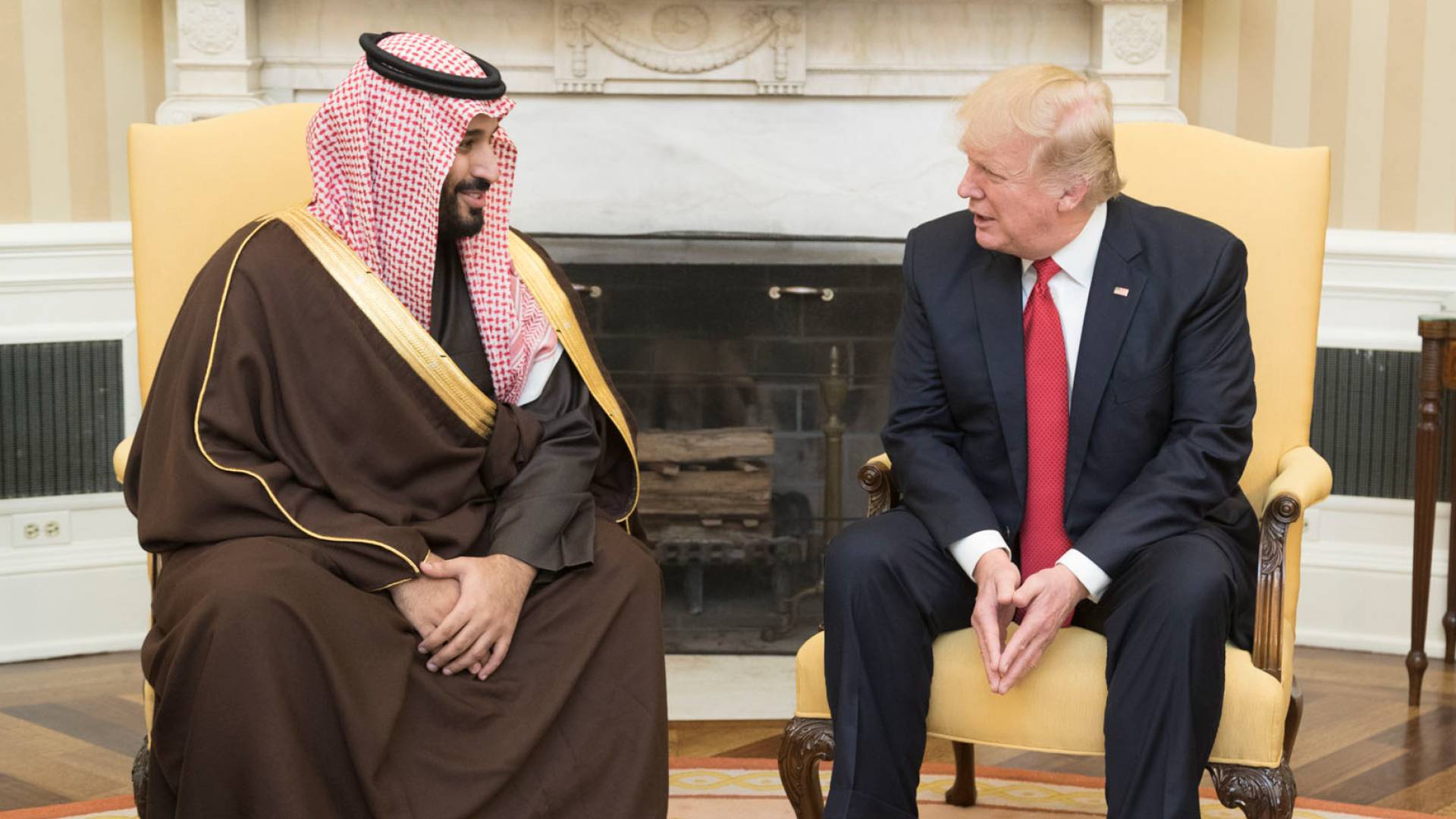 ولي العهد السعودي يؤكد لترمب الرغبة بتوسيع الاستثمارات والعلاقات التجارية بـ600 مليار دولار